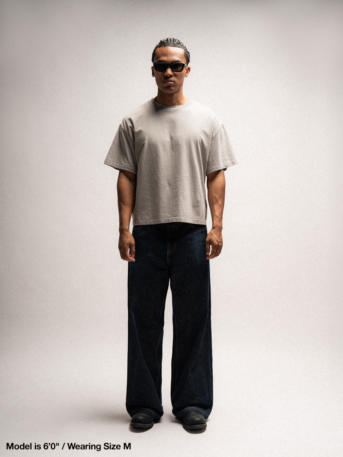 Everyday Boxy Tee – Clay Grey