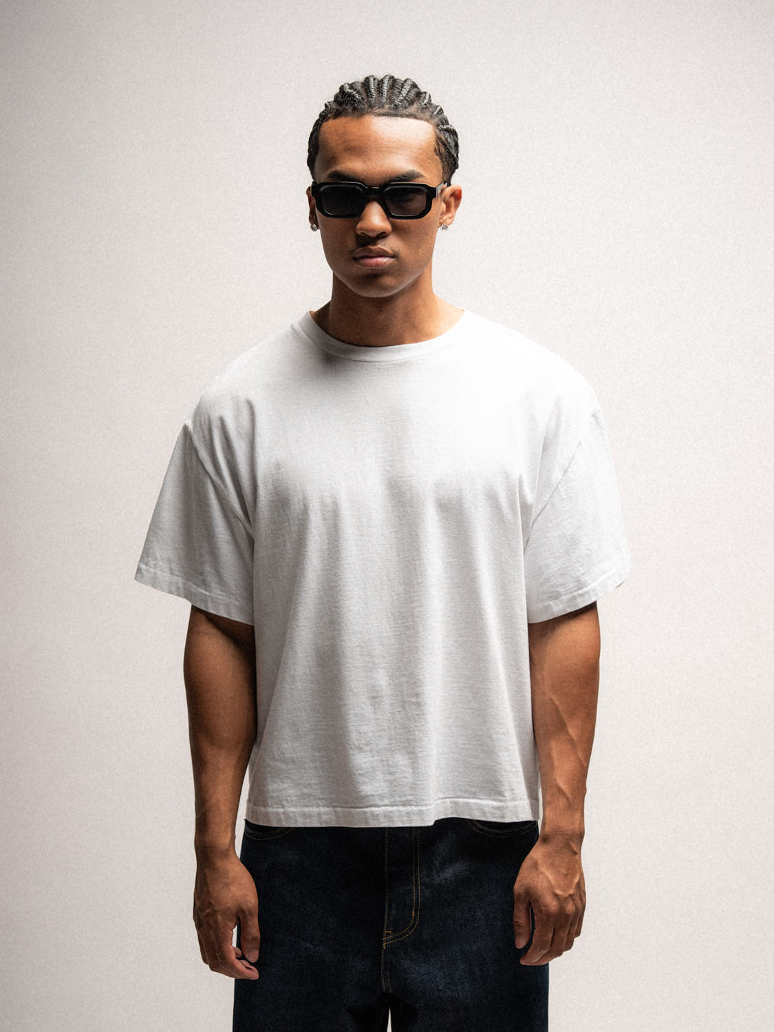 Everyday Boxy Tee – White