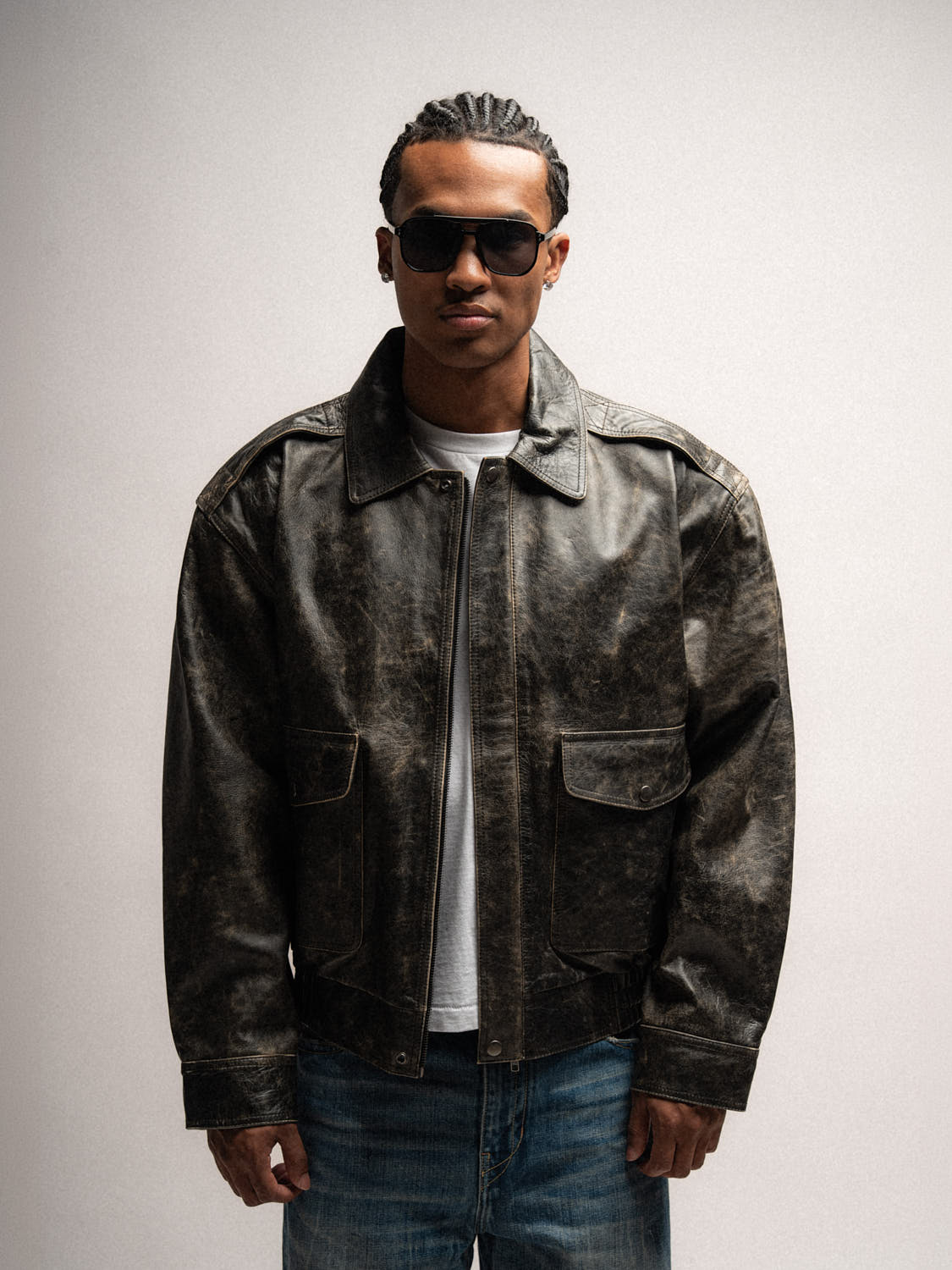 The Aviator Jacket - Jet Black
