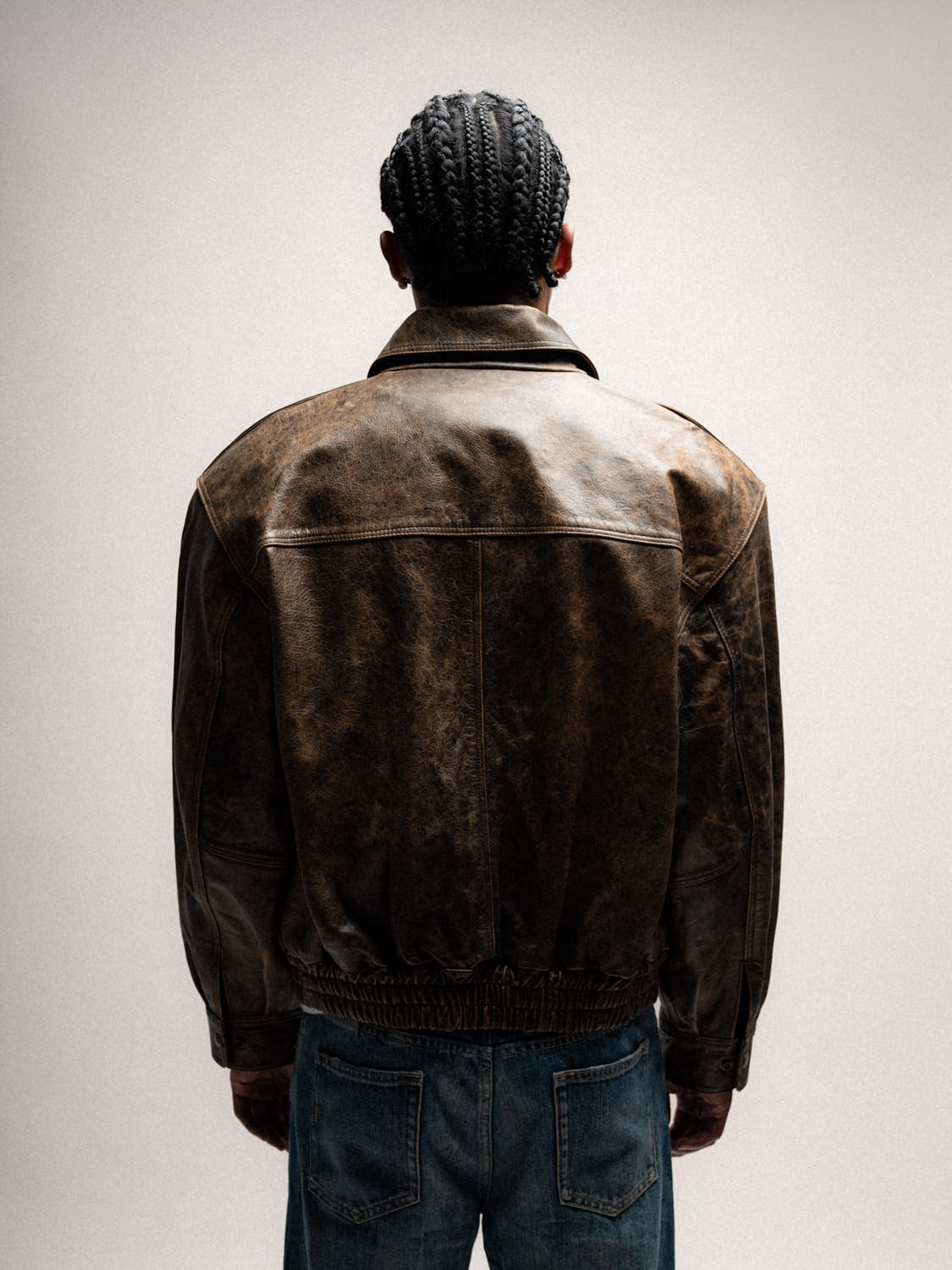 The Aviator Jacket - Brown
