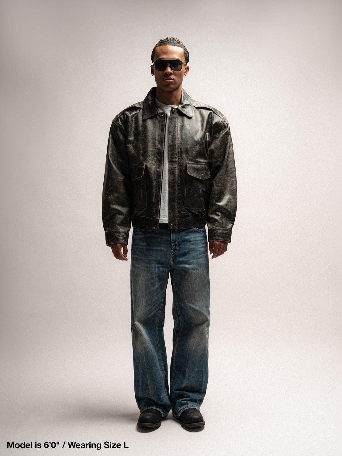 The Aviator Jacket - Jet Black