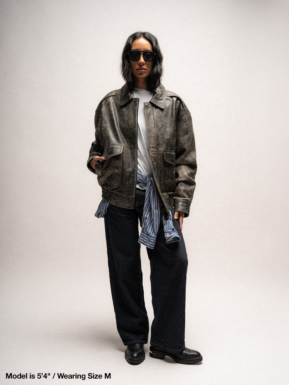 The Aviator Jacket - Jet Black