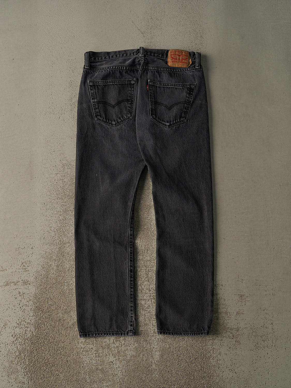 Vintage 90s Faded Black Levi's 501 Denim Pants (32x29.5)