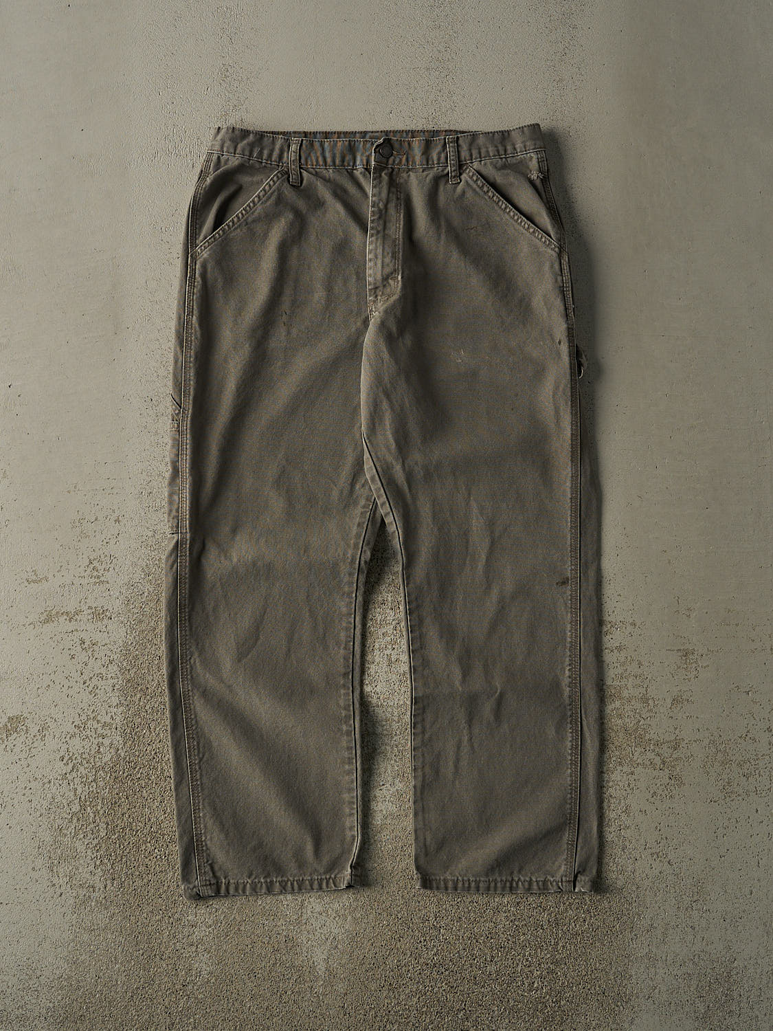 Vintage 90s Green Rustler Carpenter Work Pants (34x28.5)