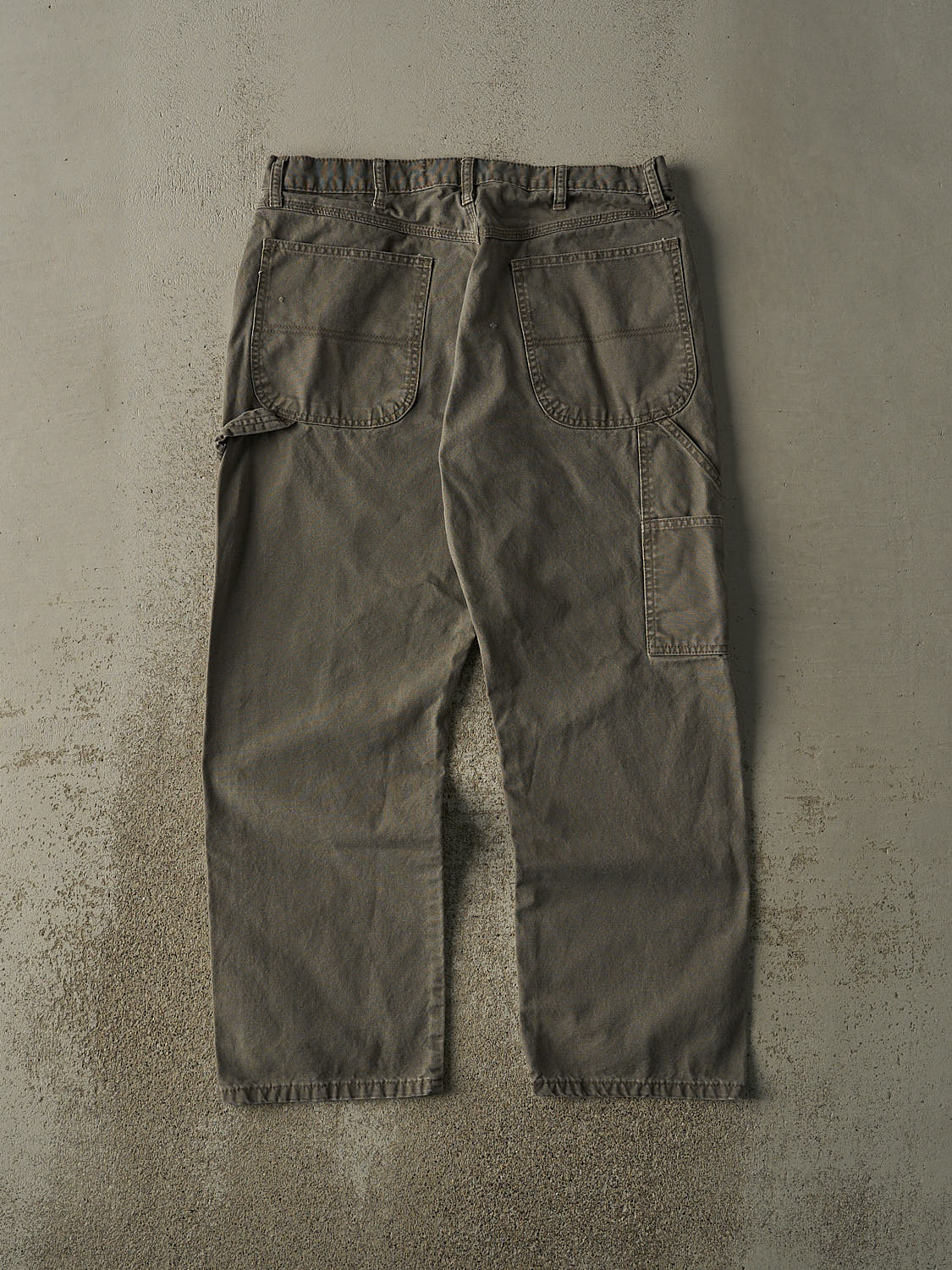 Vintage 90s Green Rustler Carpenter Work Pants (34x28.5)