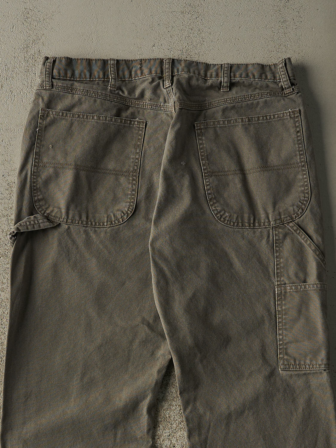 Vintage 90s Green Rustler Carpenter Work Pants (34x28.5)