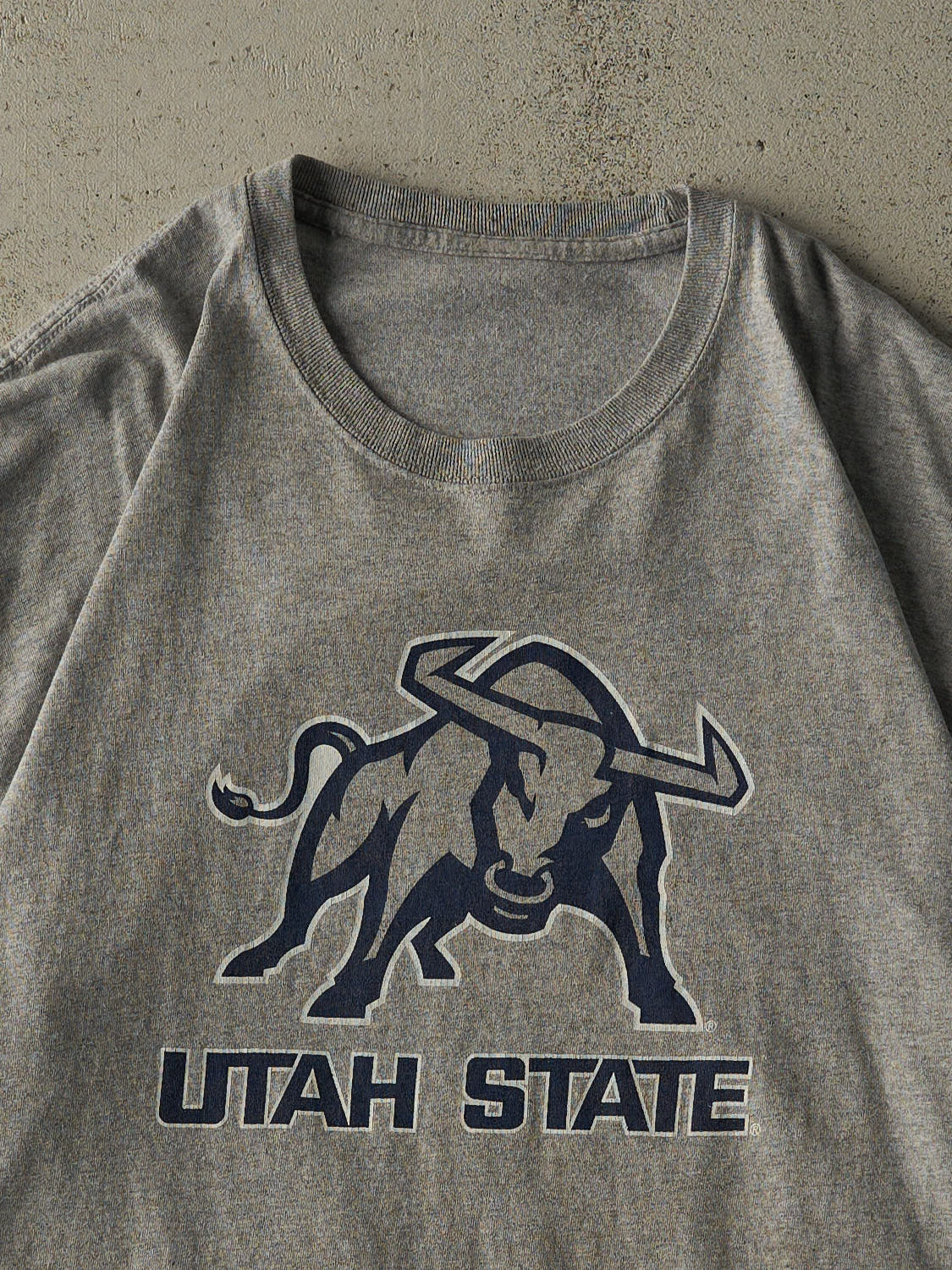 Vintage Y2K Grey Utah State Tee (XL/XXL)