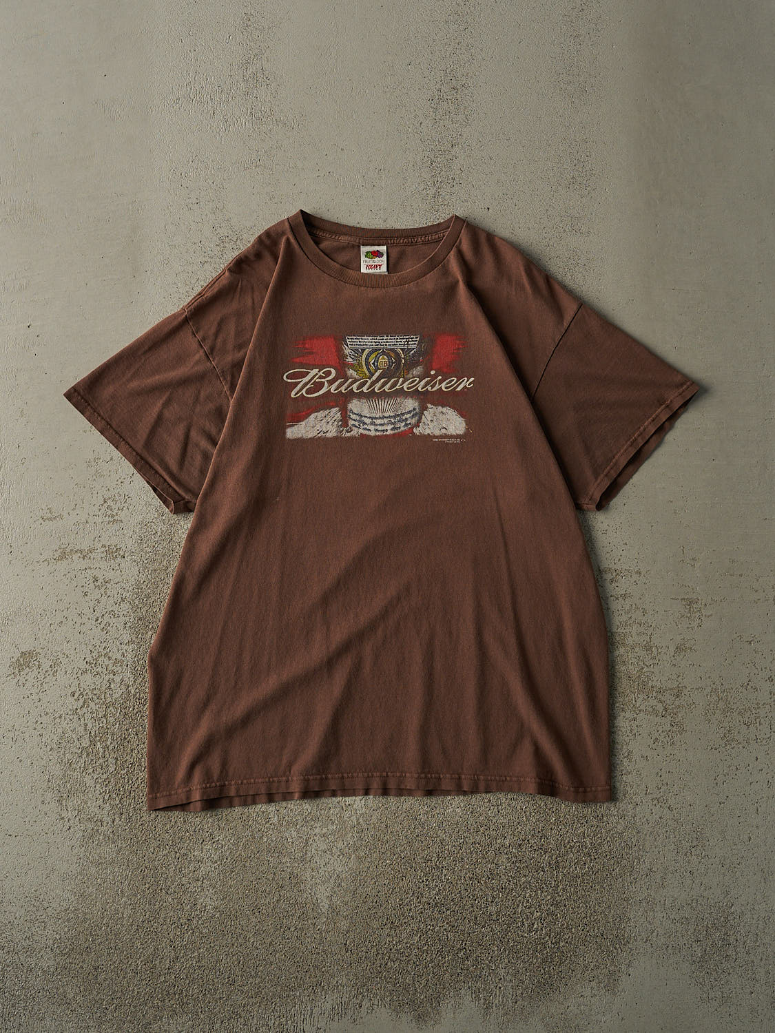 Vintage 05' Sun Faded Brown Budweiser Tee (XL)