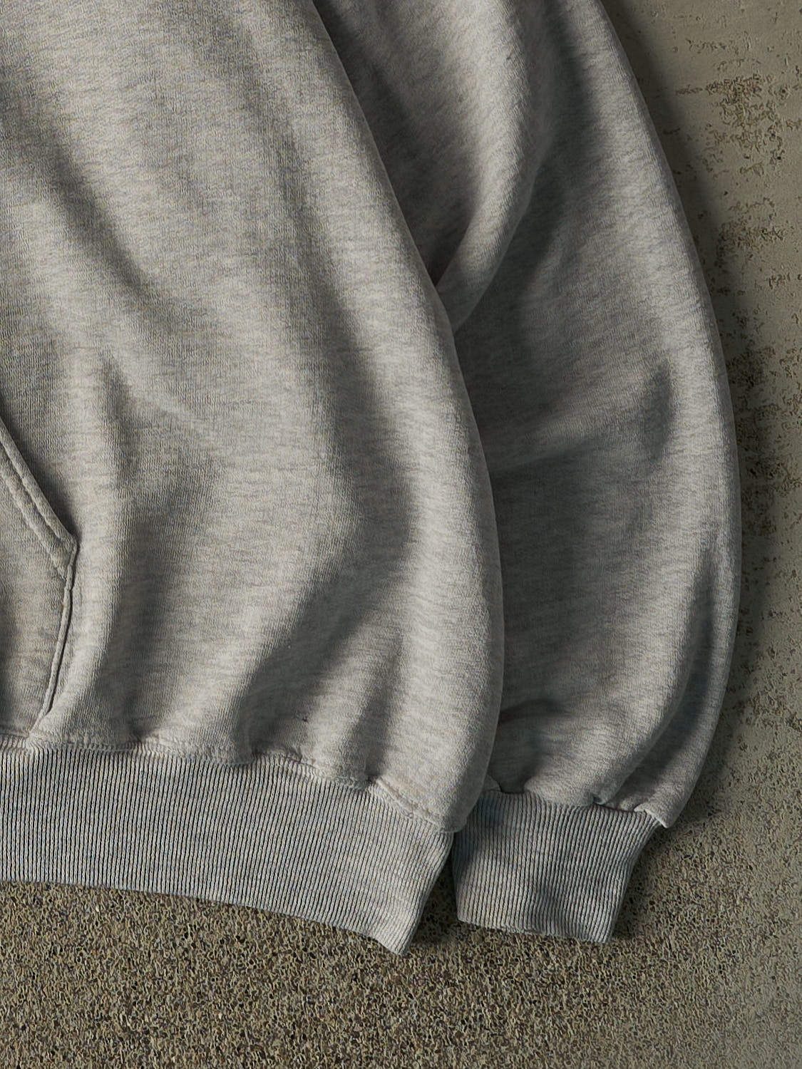 Vintage 90s Heather Grey Skyline Boxy Hoodie (XL/XXL)
