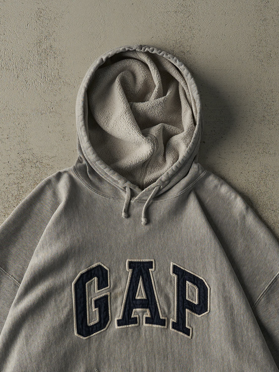Vintage 90s Grey Gap Embroidered Hoodie (XXL/XXXL) – Rebalance Vintage