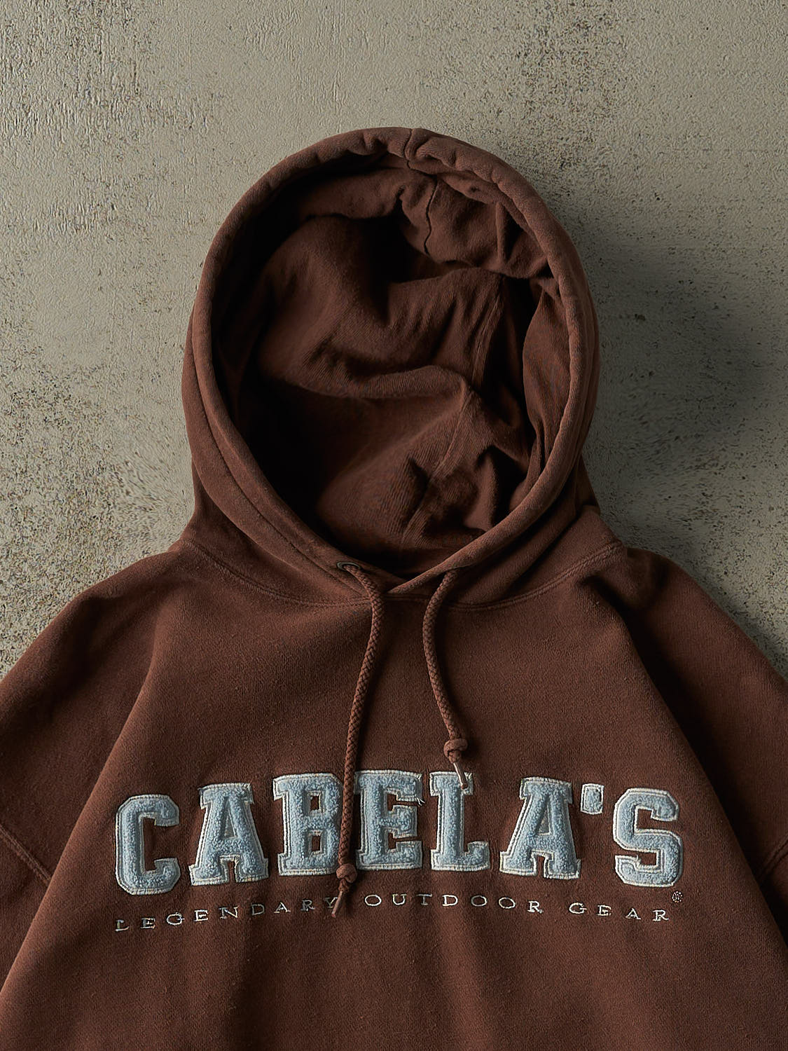 Vintage Y2K Brown Cabela's Boxy Hoodie (M/L)