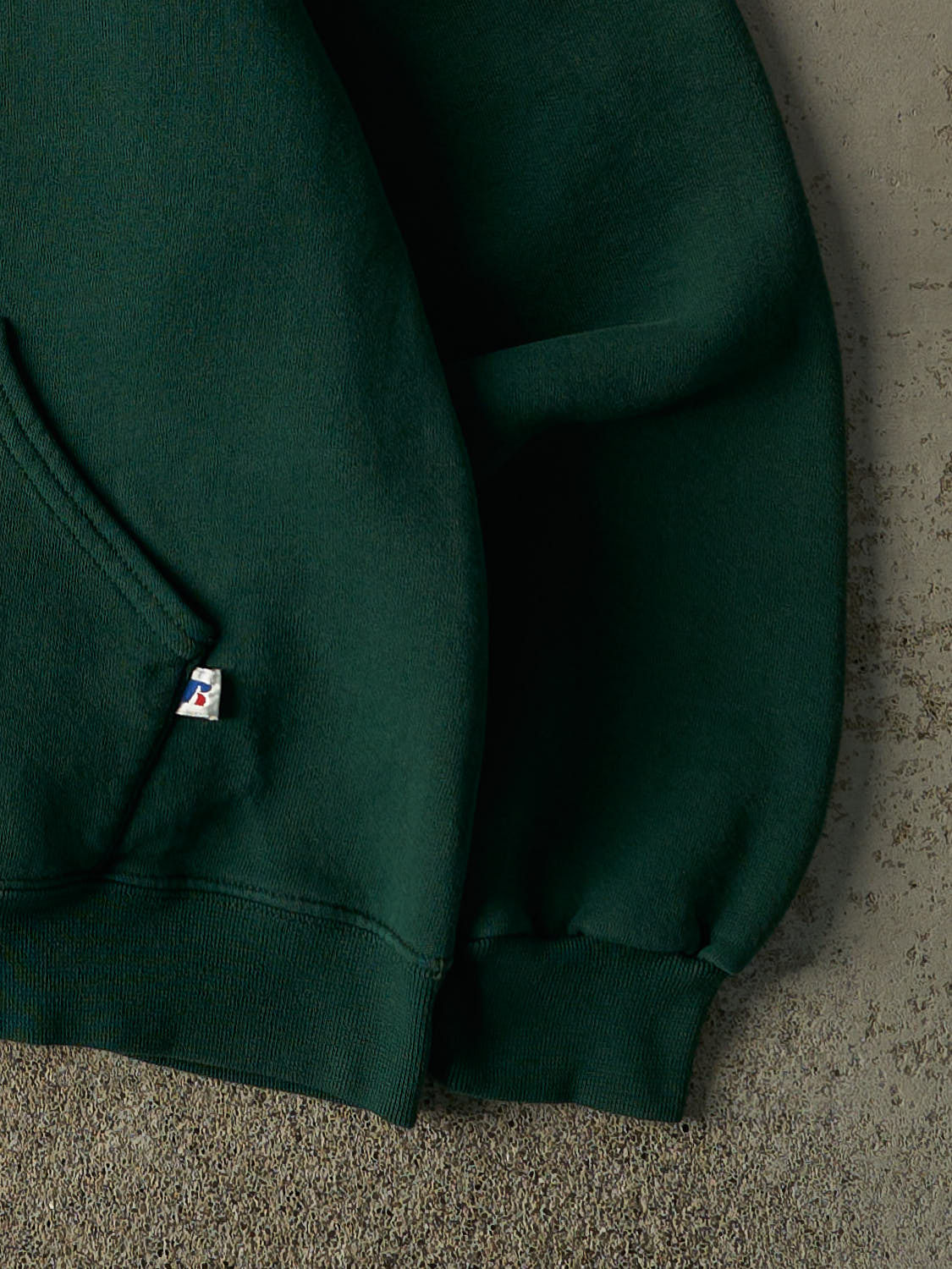 Vintage Y2K Green Huskie Athletics Russell Athletics Hoodie (S/M)