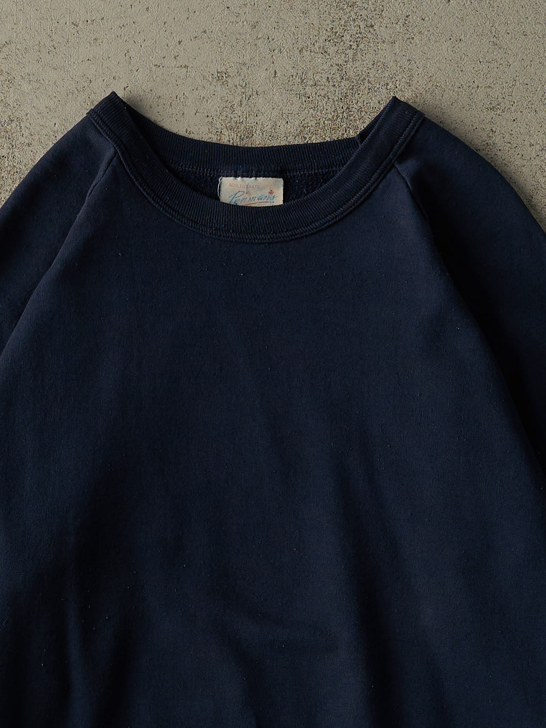 Vintage 80s Navy Blue Blank Crewneck (M/L)