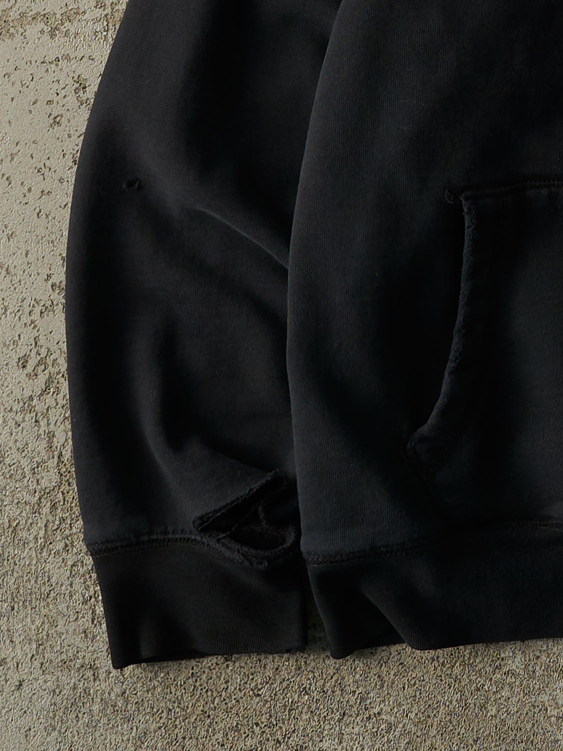 Vintage Y2K Faded Black Browning Embroidered Hoodie (L)