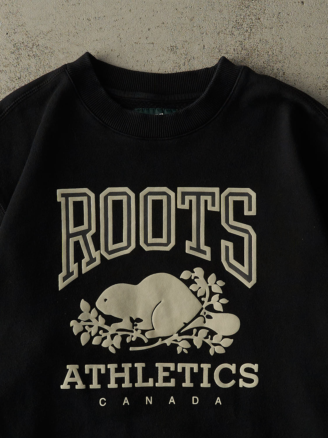 Vintage Y2K Black Roots Logo Crewneck (L/XL)