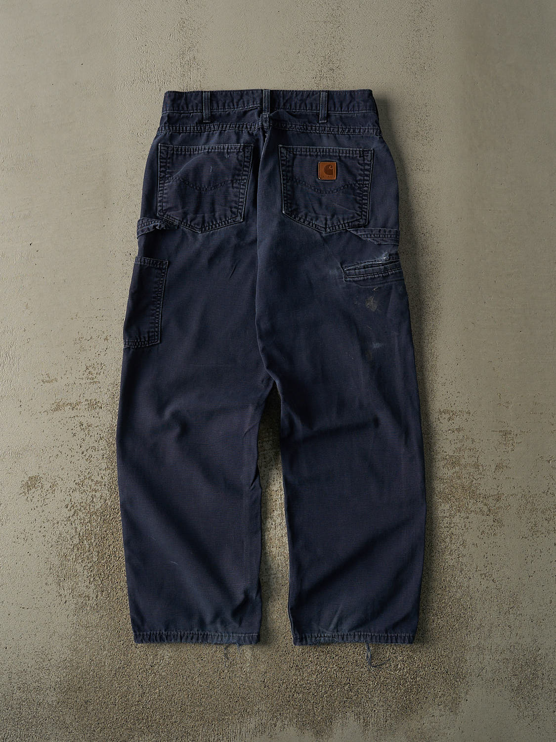 Vintage 90s Navy Blue Carhartt Carpenter Pants (30x29.5)