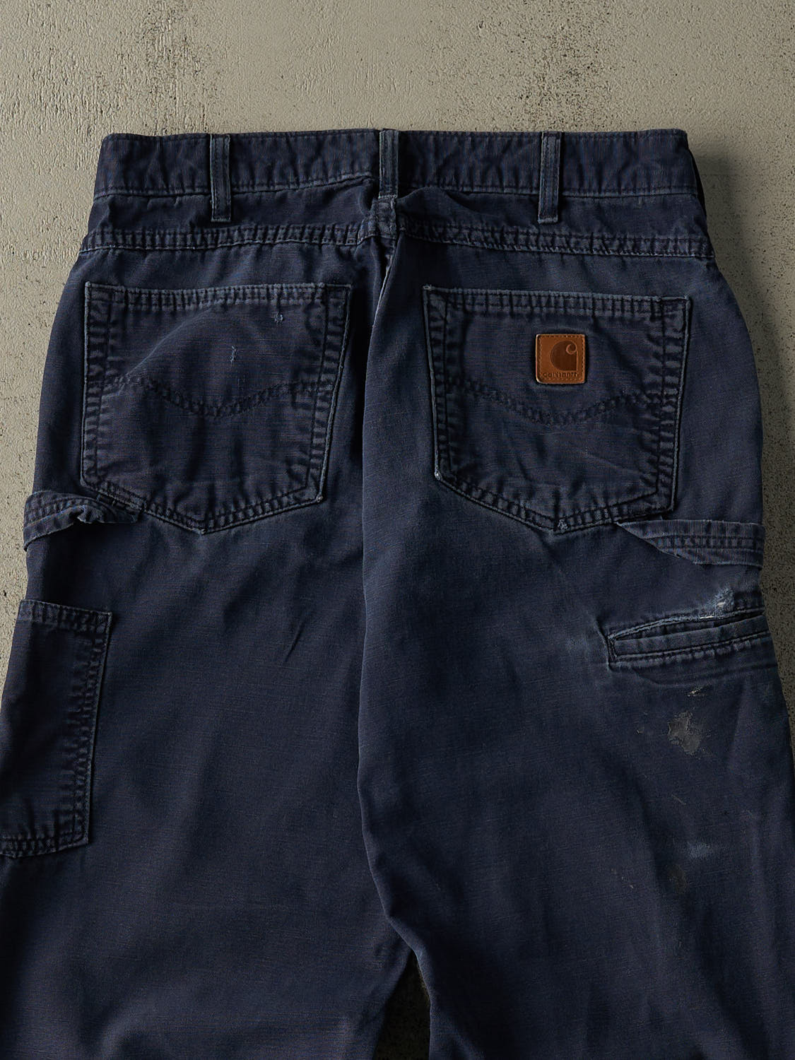 Vintage 90s Navy Blue Carhartt Carpenter Pants (30x29.5)