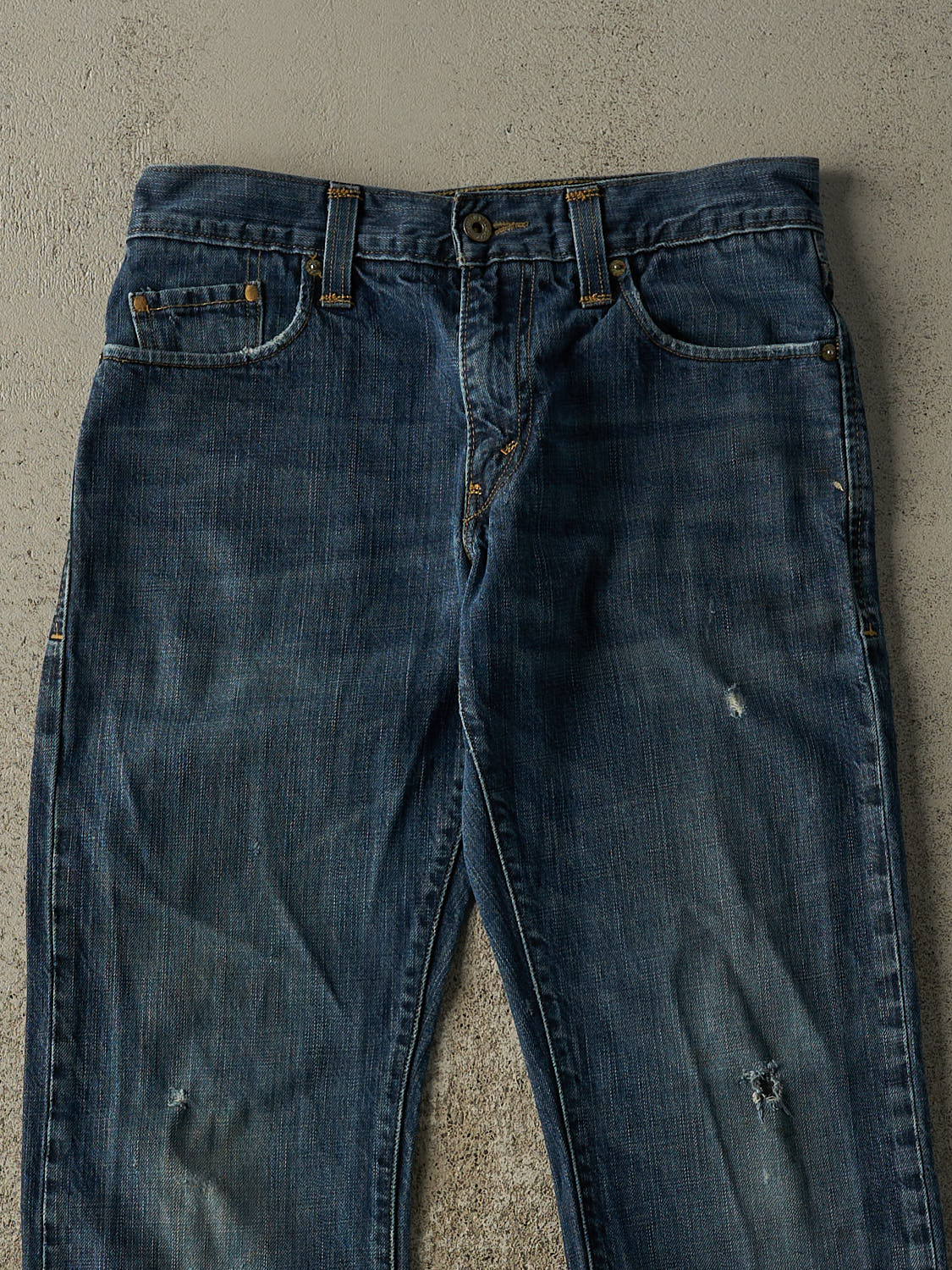 Vintage Y2K Dark Wash Levi's Boot Cut Jeans (31x30)