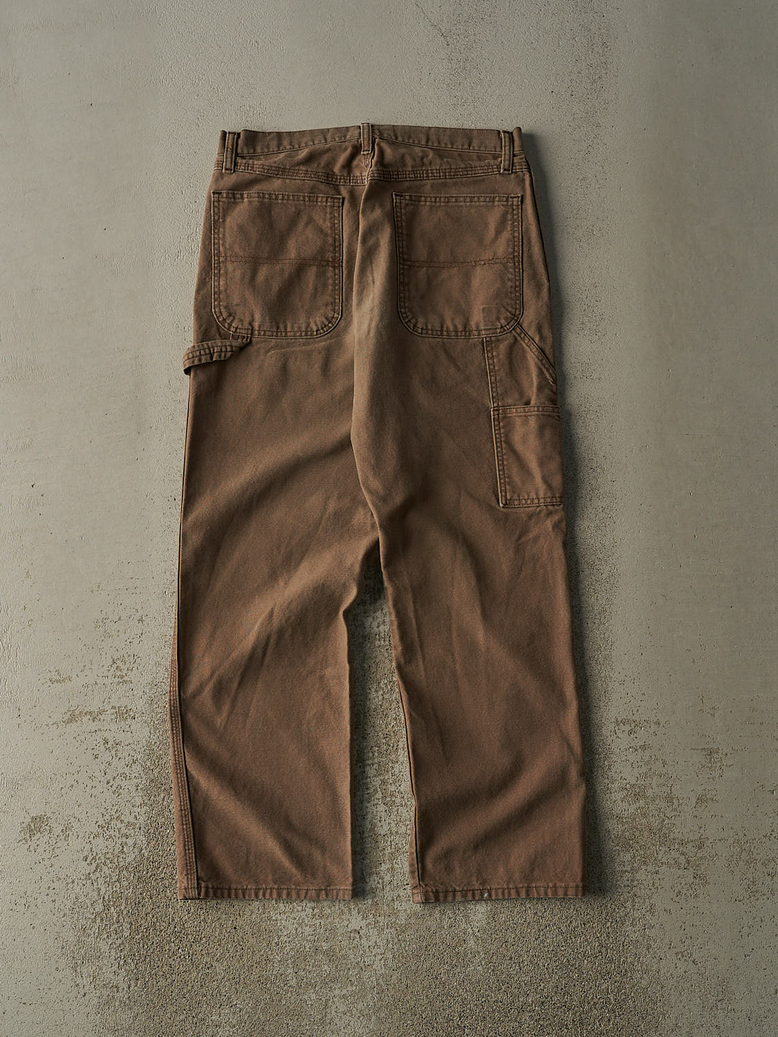 Vintage 90s Faded Brown Rustler Carpenter Pants (31x30)