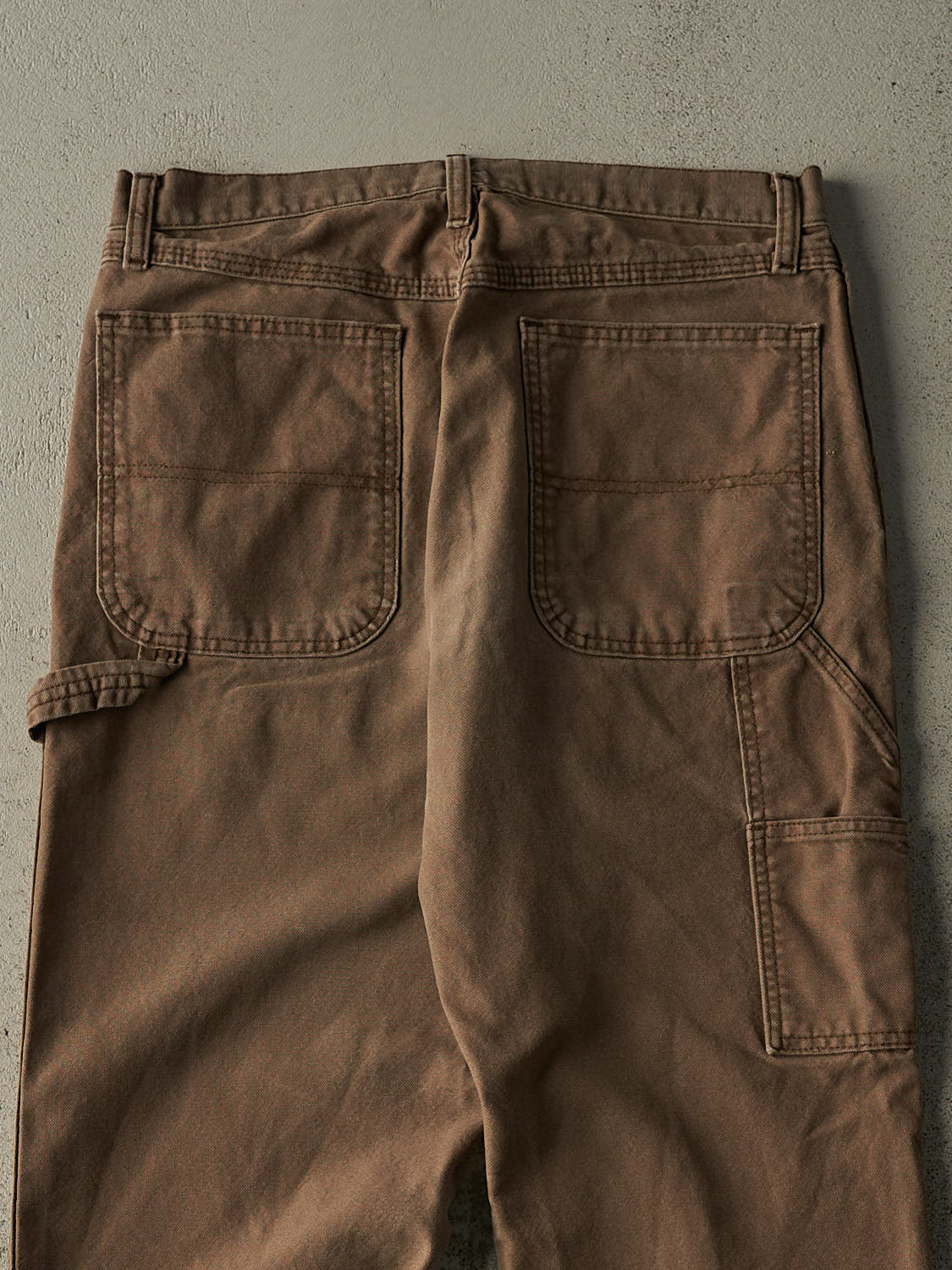 Vintage 90s Faded Brown Rustler Carpenter Pants (31x30)