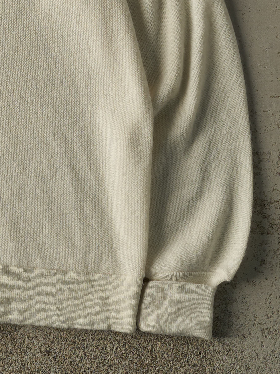 Vintage 90s White JC Penney Knit Cardigan (M/L)