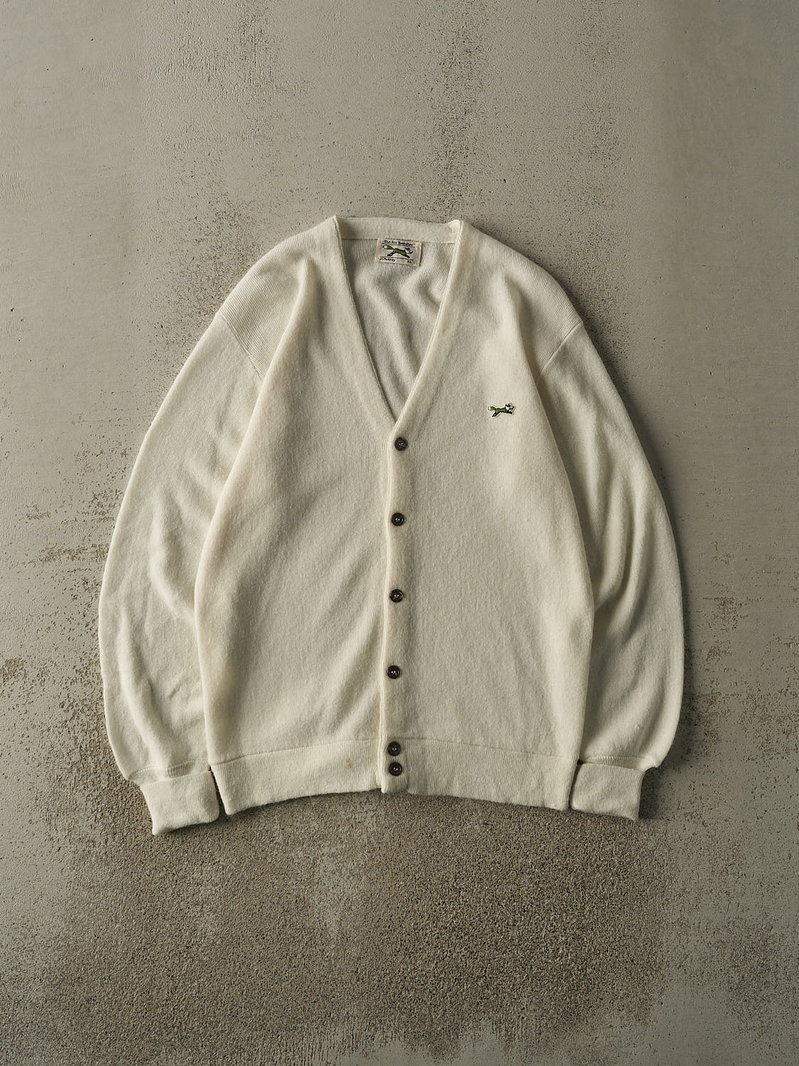 Vintage 90s White JC Penney Knit Cardigan (M/L)