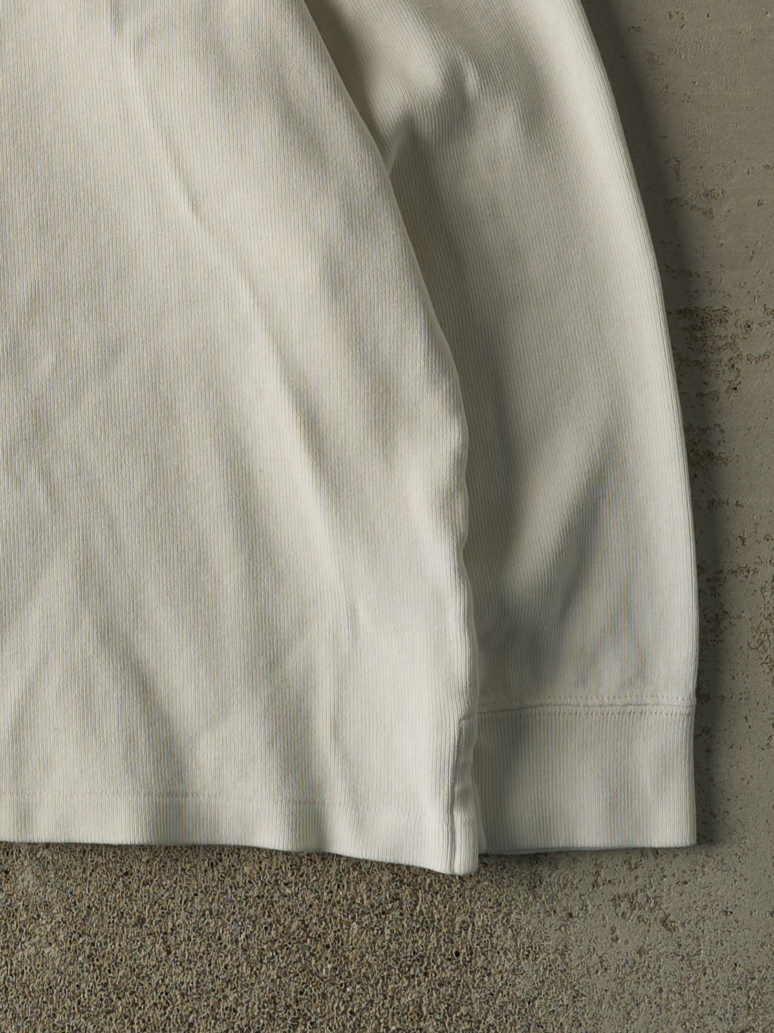 Vintage 90s White Polo Ralph Lauren Quarter Zip Knit (L/XL)