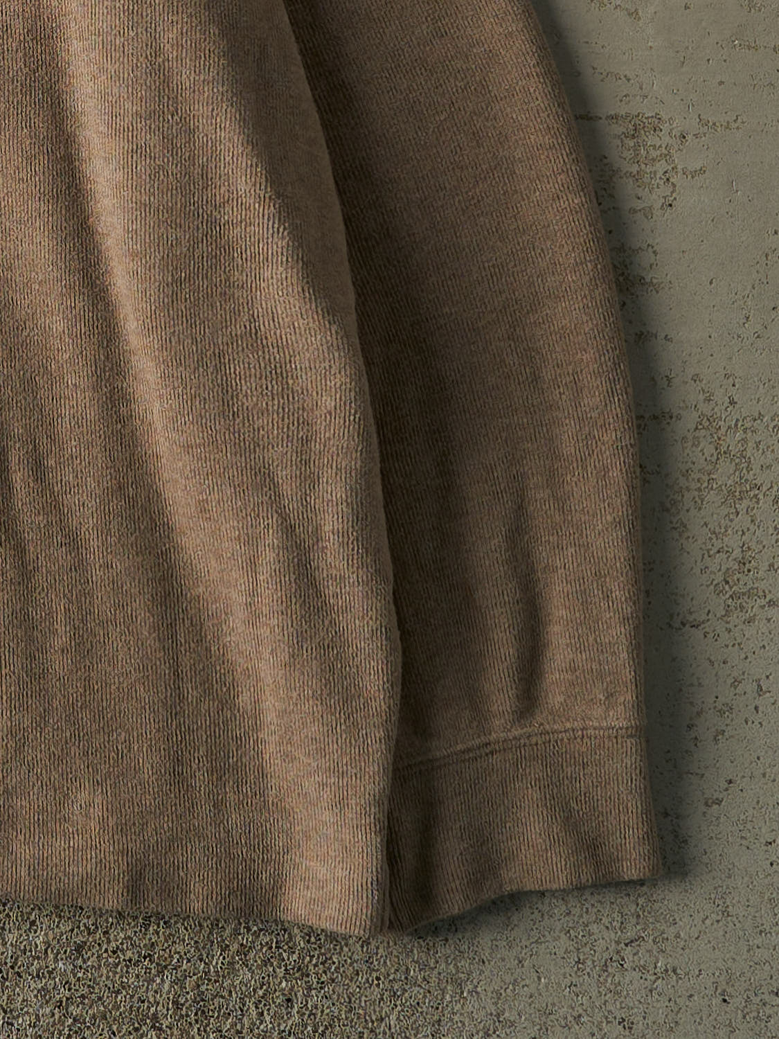 Vintage 90s Beige Polo Ralph Lauren Quarter Zip Knit (XXL/XXXL)