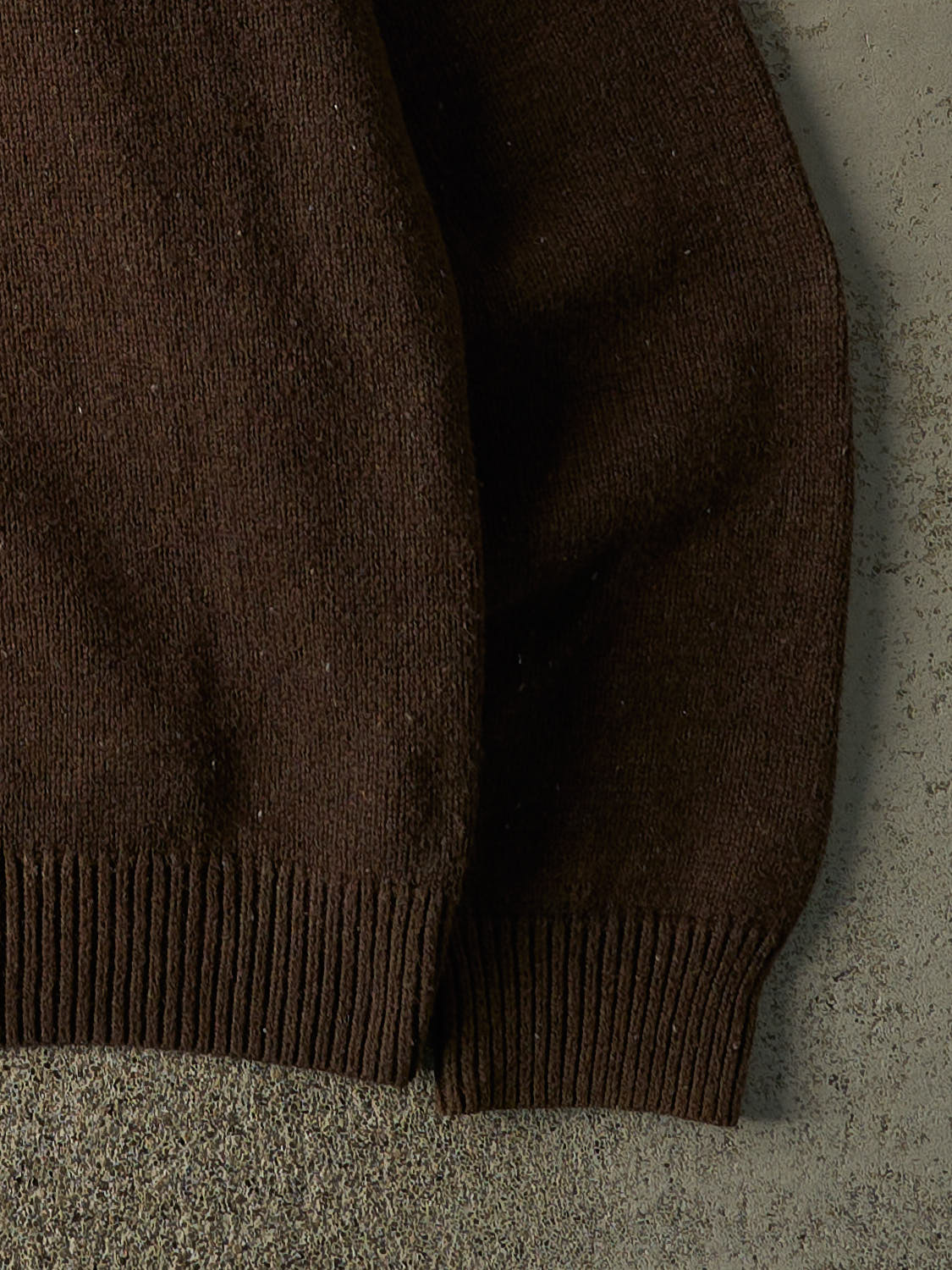 Vintage 90s Brown Chaps Embroidered Knit Pullover (XL)