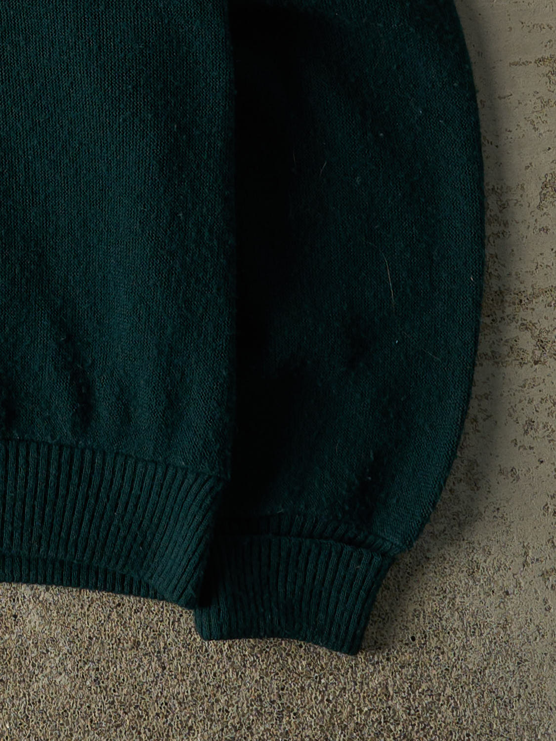 Vintage 80s Green Knit Cardigan (L)