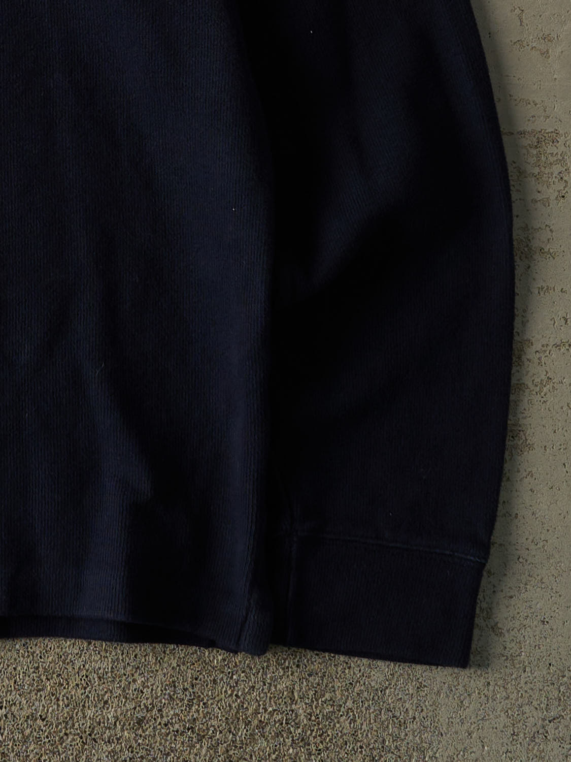 Vintage Y2K Navy Blue Polo Ralph Lauren Quarter Zip Knit (L/XL)
