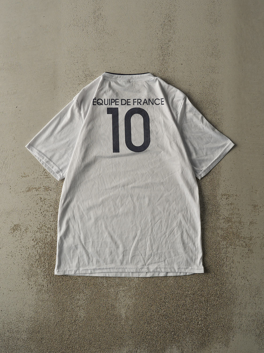 Vintage Y2K White France #10 Soccer Jersey (M/L)