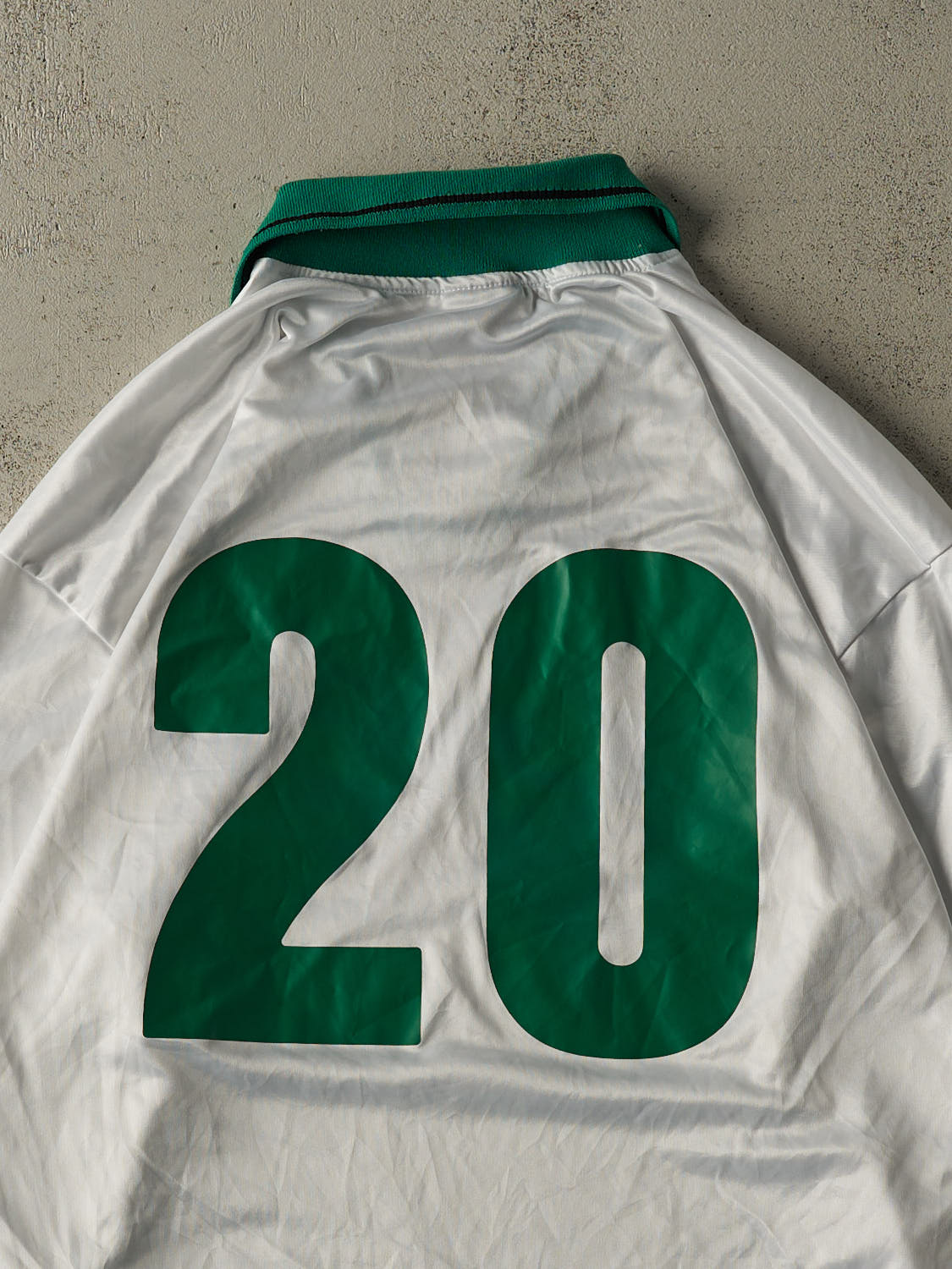 Vintage Y2K White GS Staggia #20 Long Sleeve Soccer Jersey (XL)