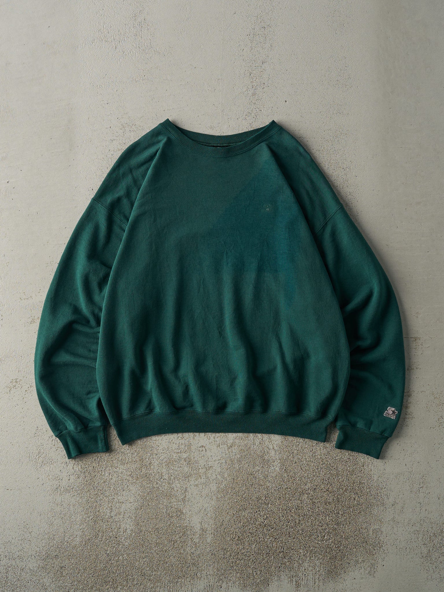 Vintage Y2K Forest Green Starter Blank Crewneck (L)