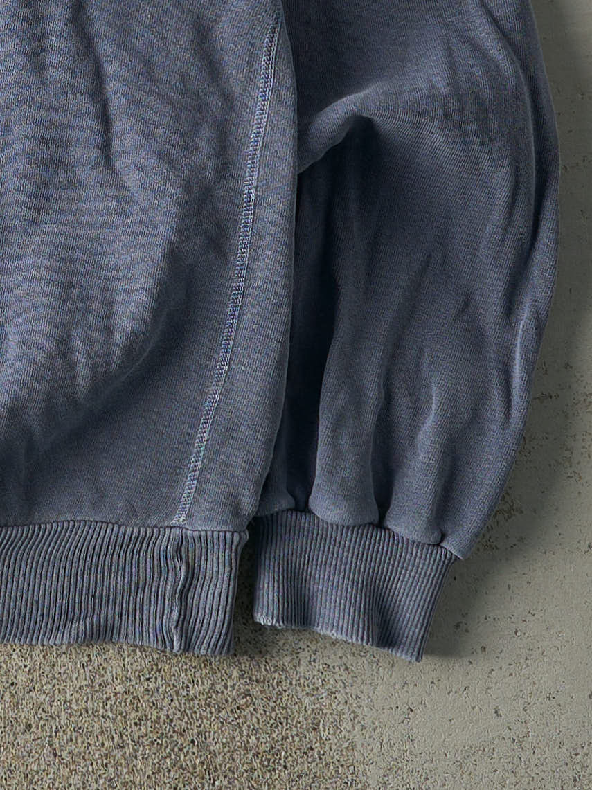 Vintage 90s Washed Blue Blank Crewneck (L)