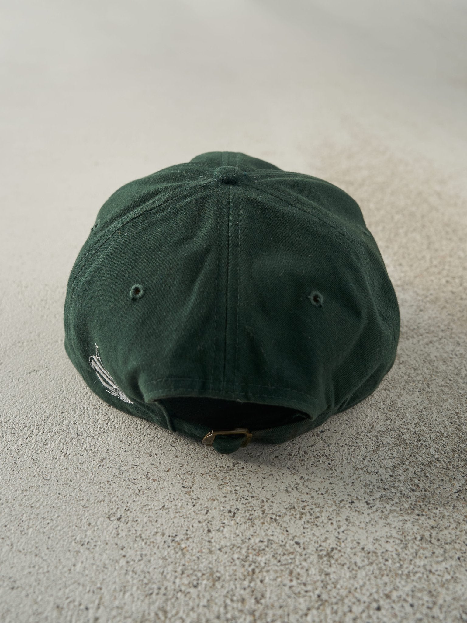 Vintage 90s Green & Navy Nautica Strapback Hat