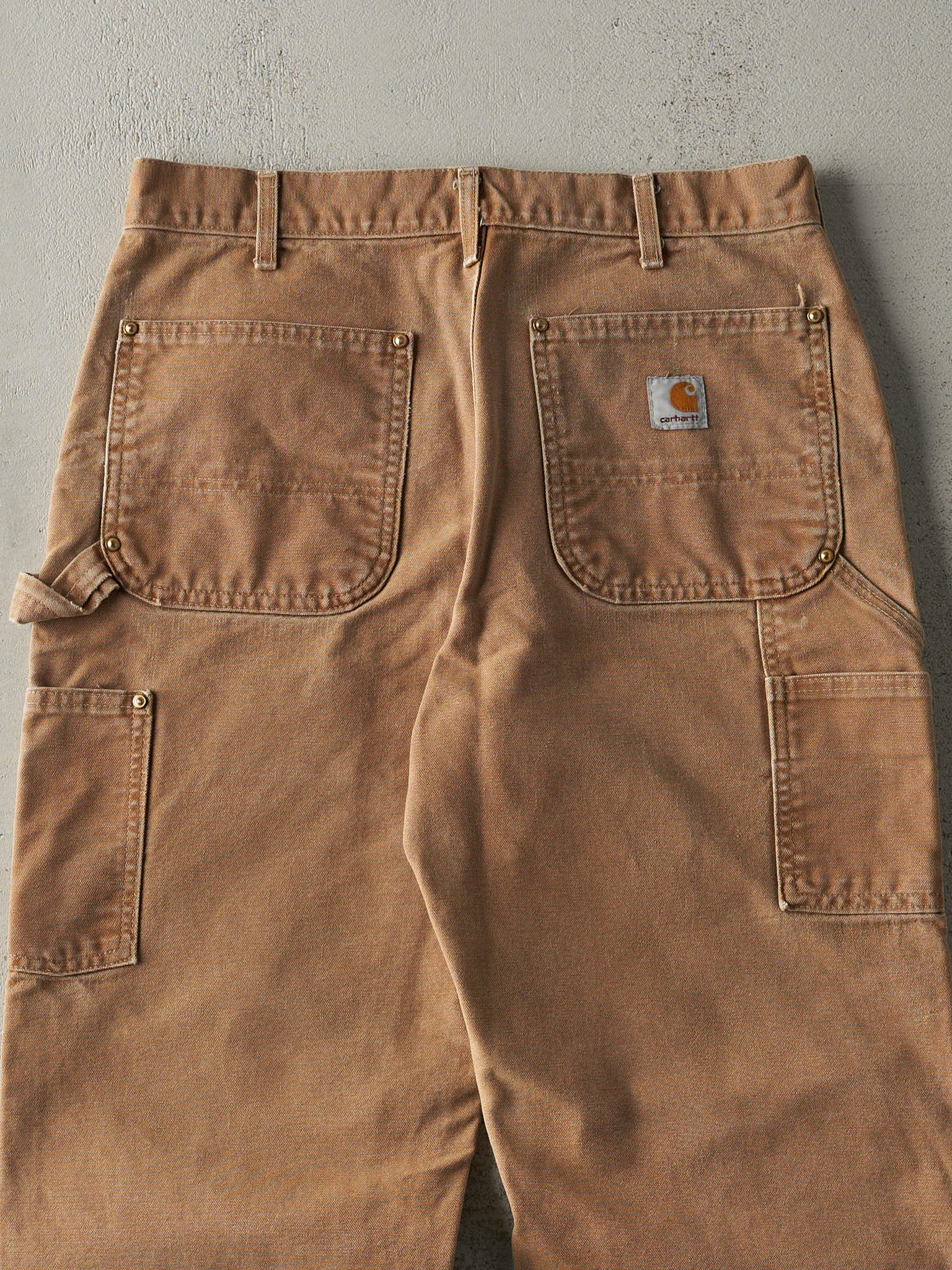 Vintage 90s Camel Carhartt Double Knee Carpenter Pants (31x29)