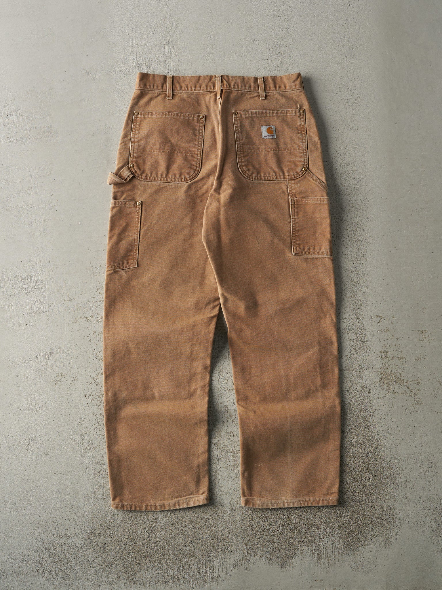 Vintage 90s Camel Carhartt Double Knee Carpenter Pants (31x29)