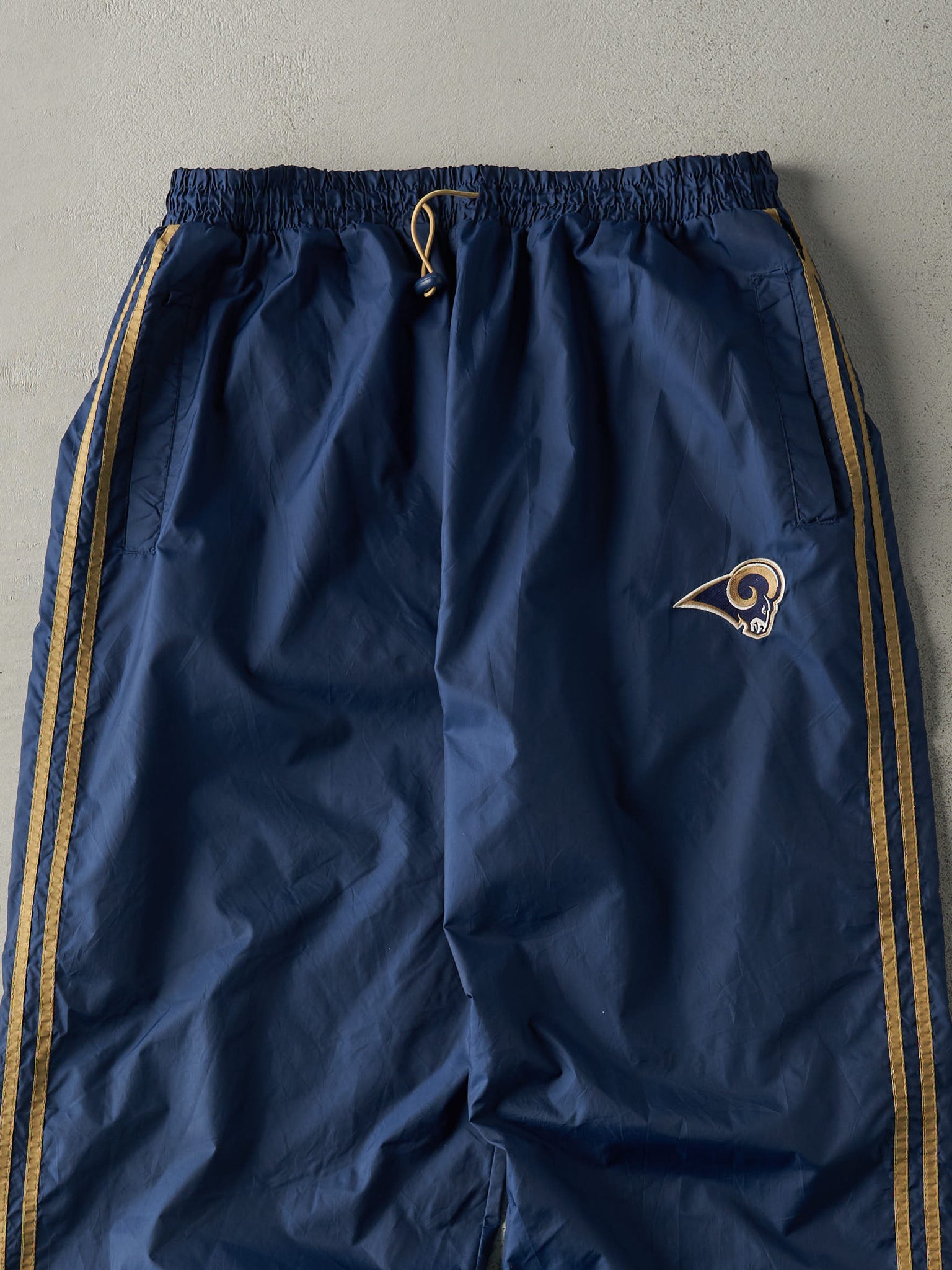 Vintage 90s Navy Blue St Louis Rams Track Pants (32x32)