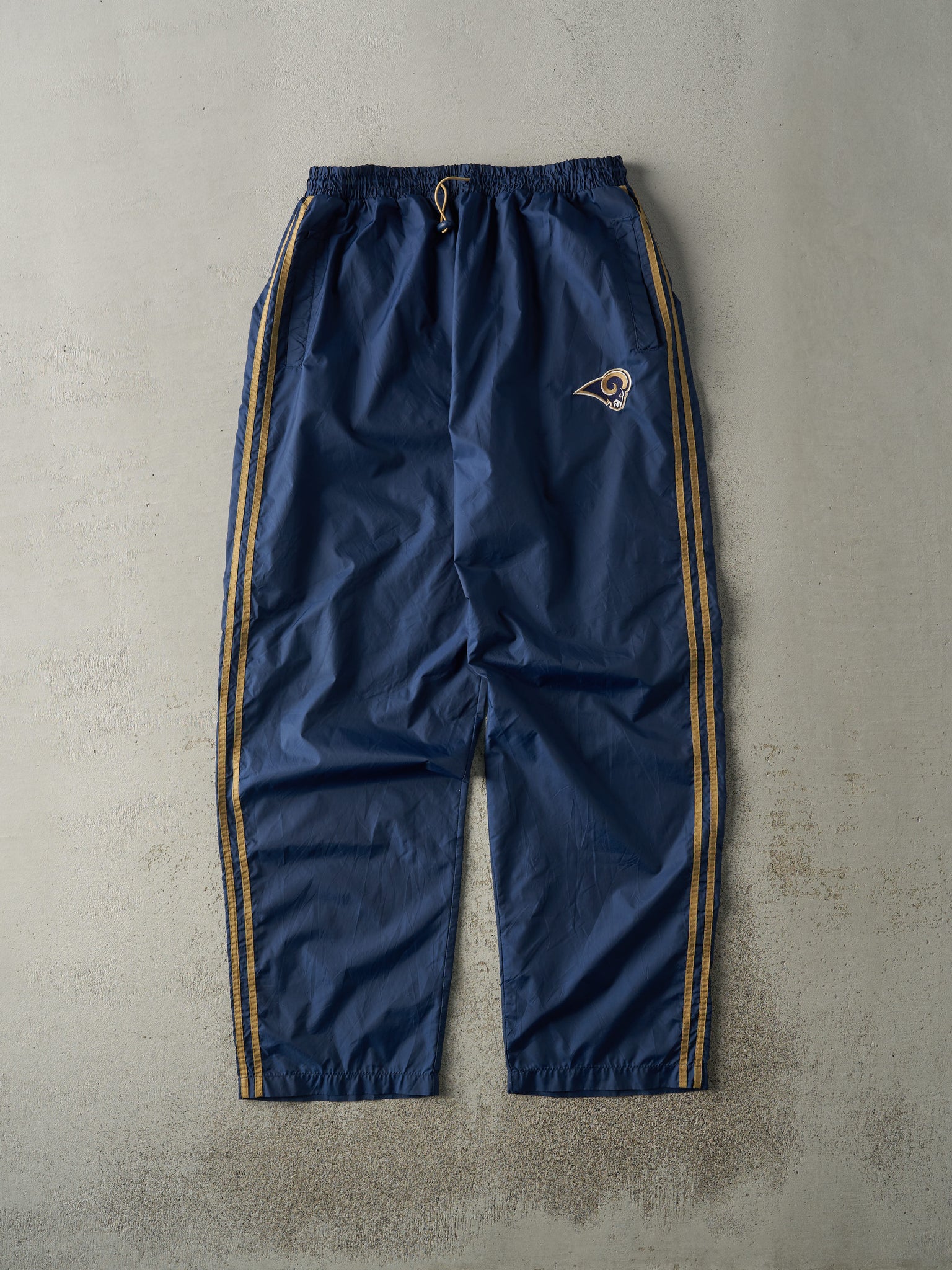 Vintage 90s Navy Blue St Louis Rams Track Pants (32x32)