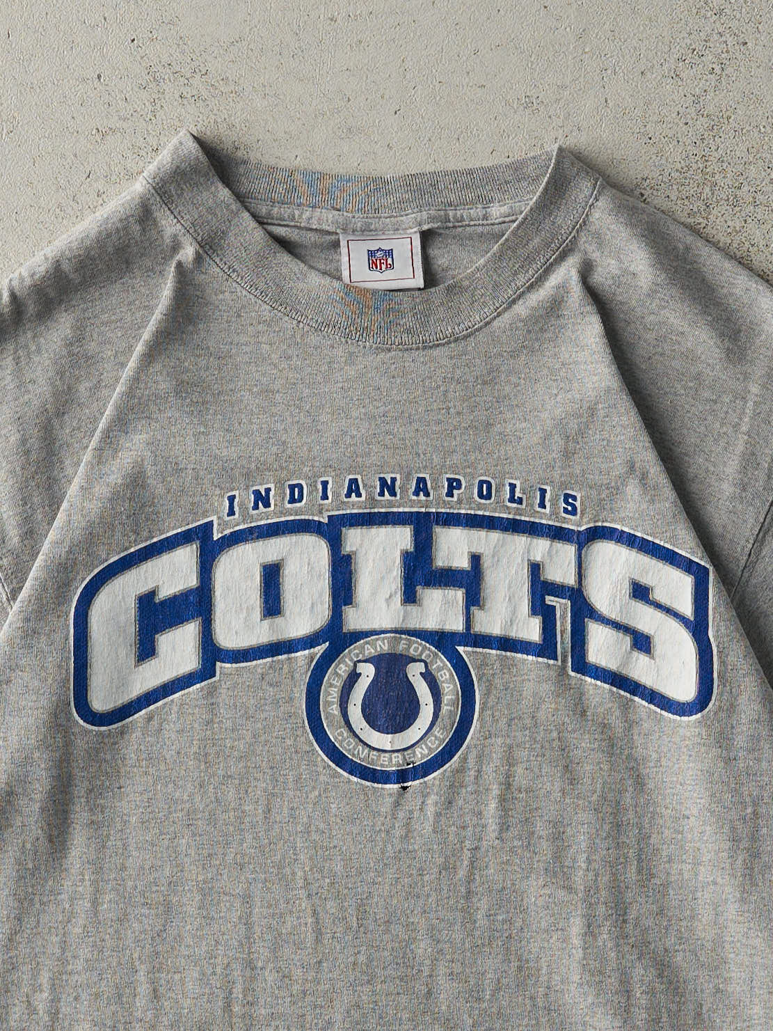 Vintage Y2K Grey Indianapolis Colts Tee (M/L)