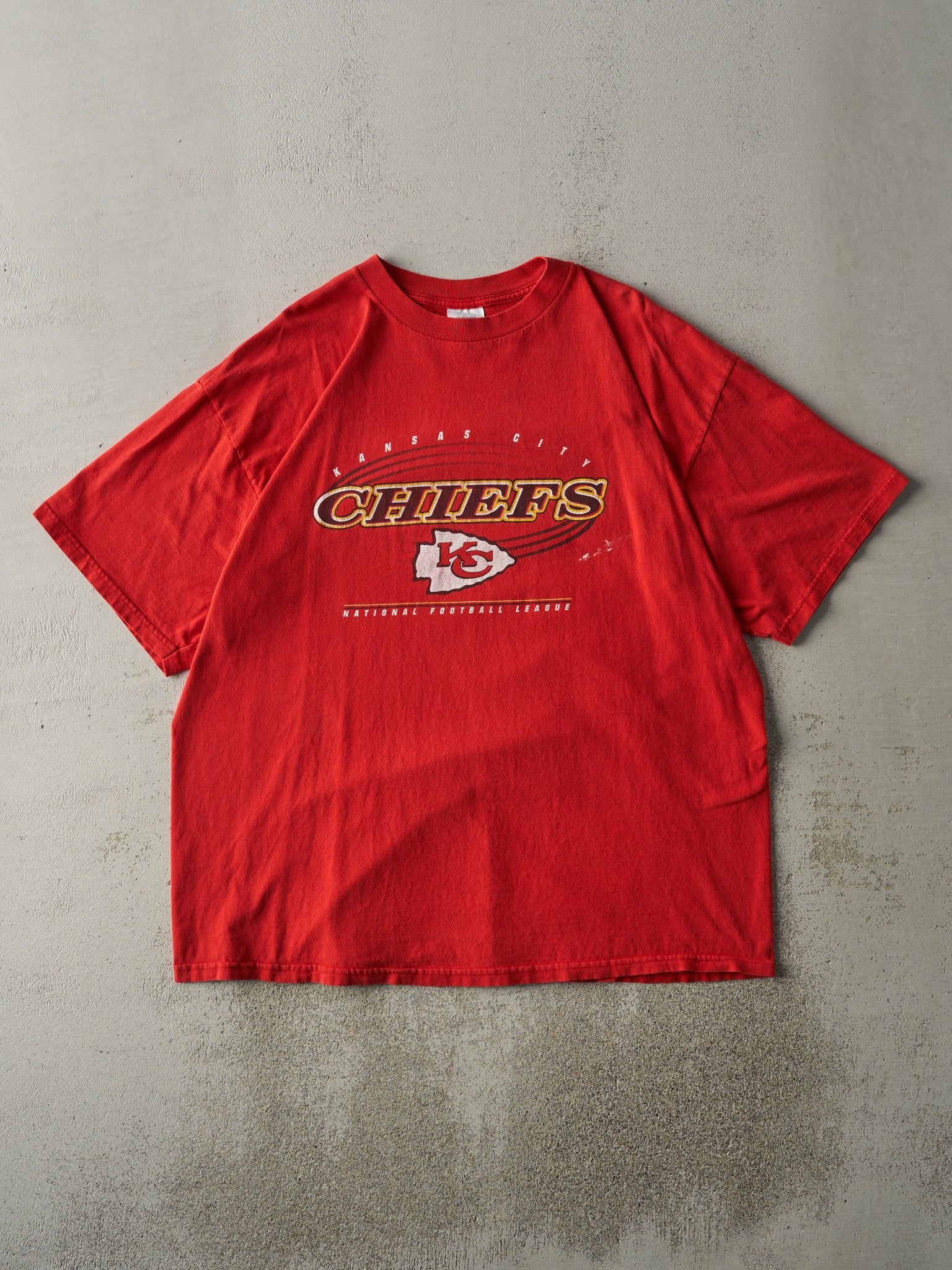 Vintage 90s Red Kansas City Chiefs Tee (XL)