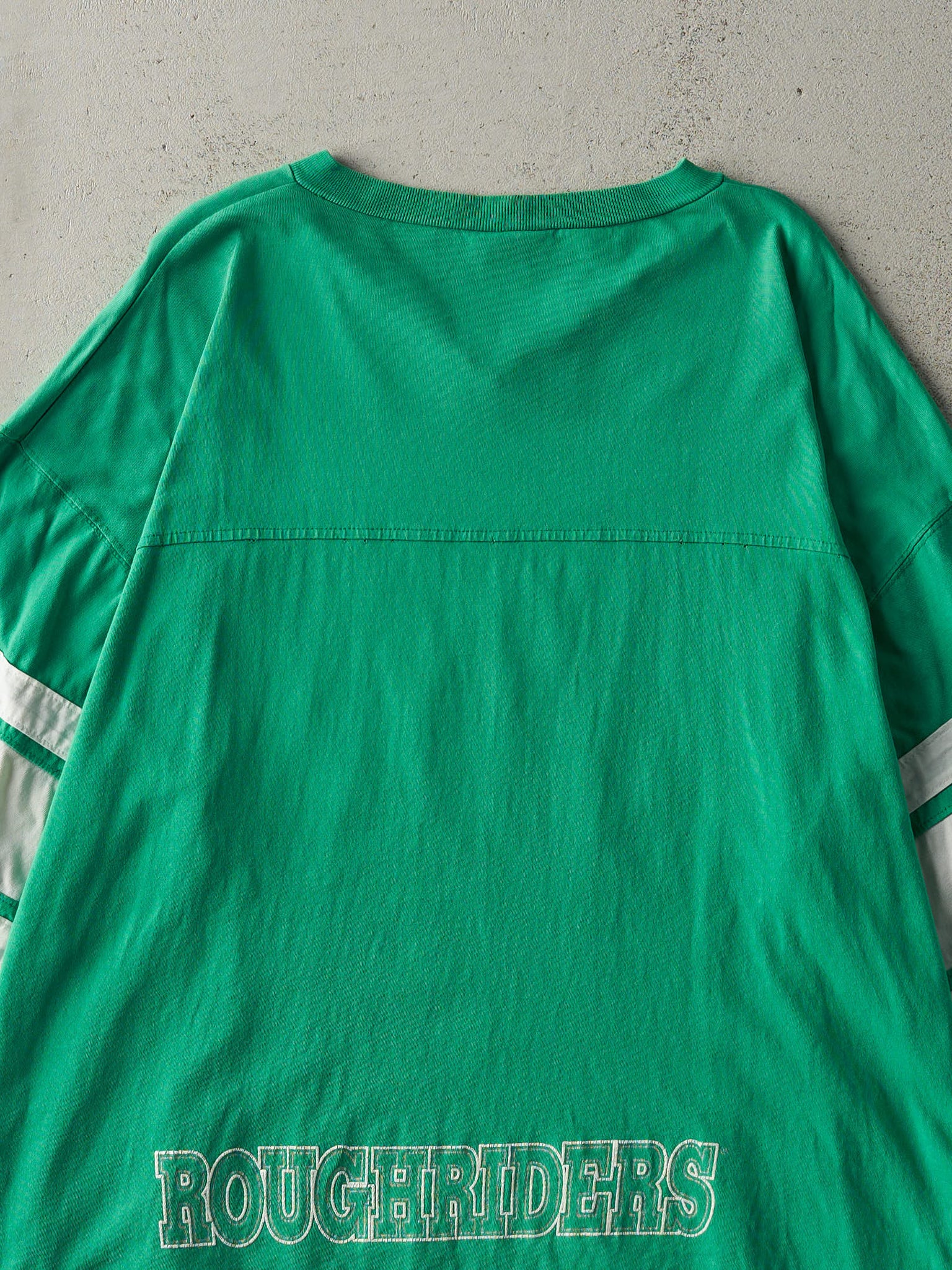 Vintage 95' Green Saskatchewan Roughriders Jersey Style Tee (L)