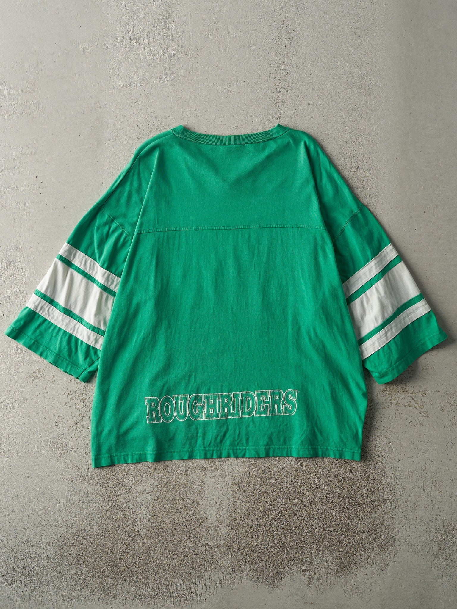 Vintage 95' Green Saskatchewan Roughriders Jersey Style Tee (L)