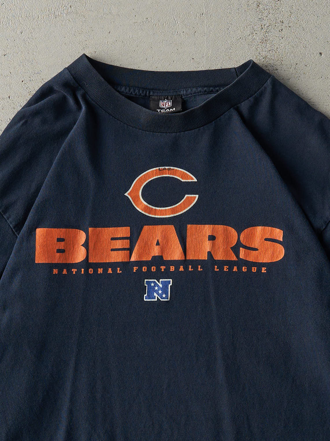 Vintage Y2K Navy Blue Chicago Bears Long Sleeve (M/L)