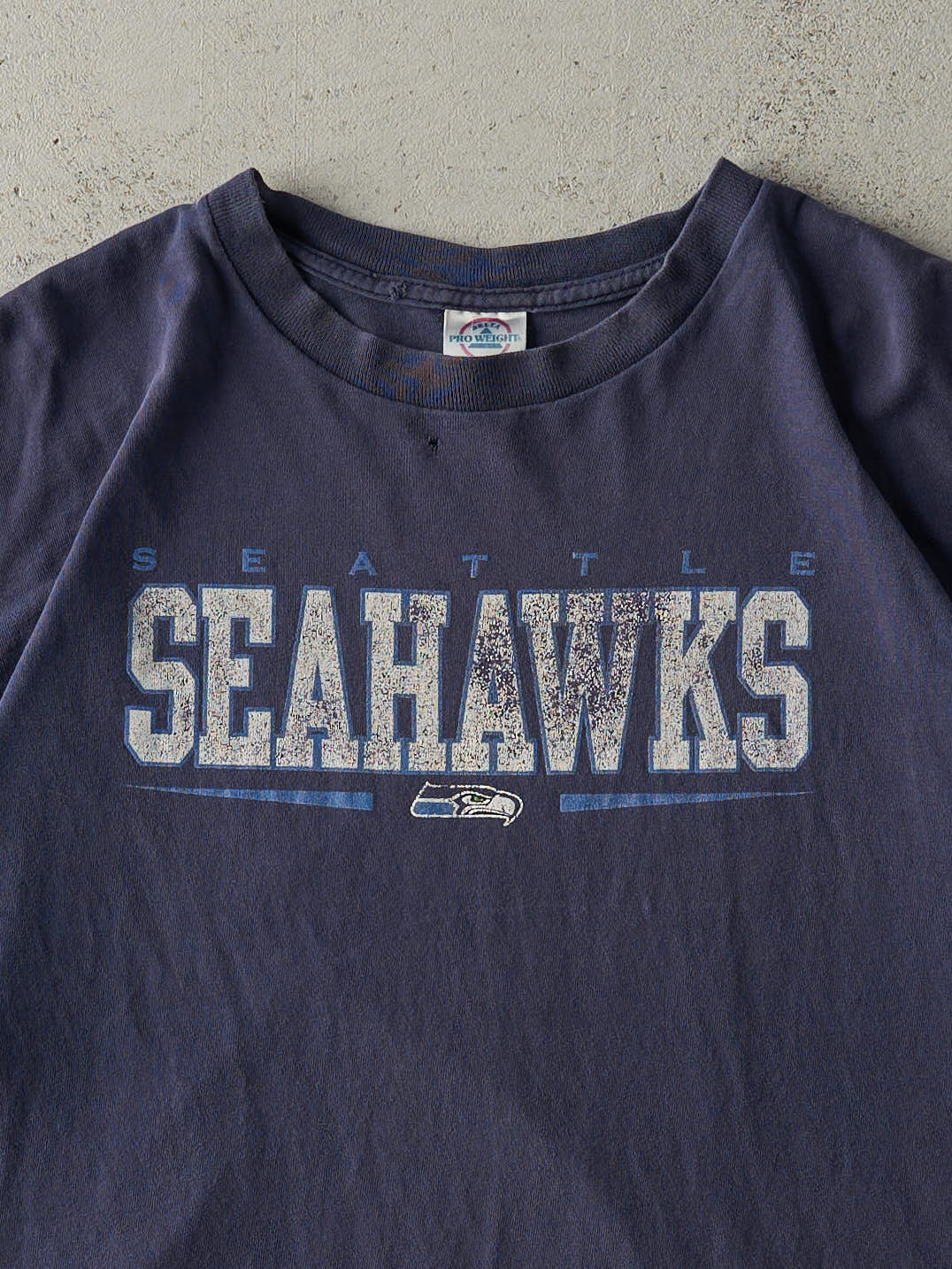 Vintage Y2K Navy Blue Seattle Seahawks Tee (M)