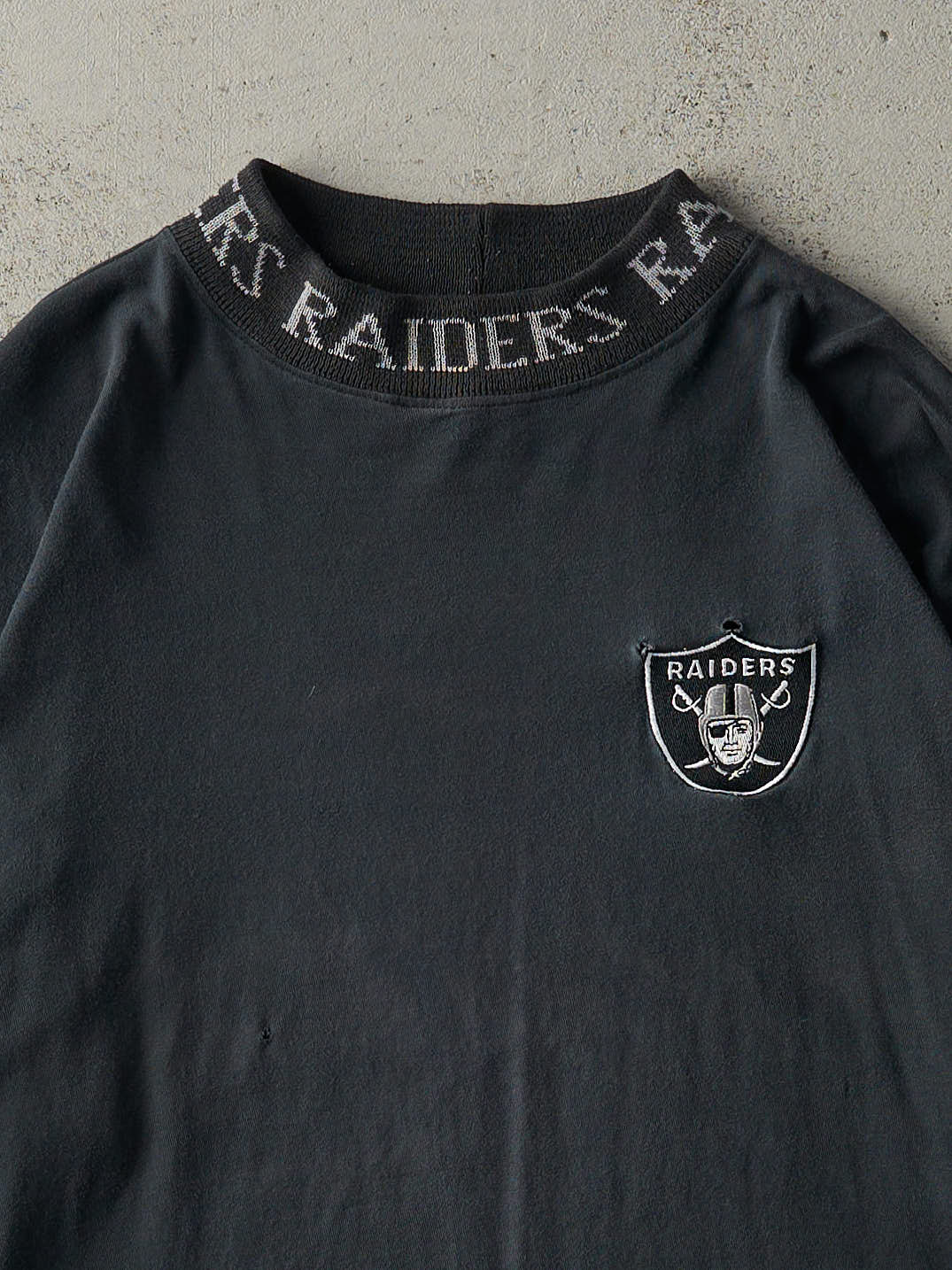 Vintage 90s Black LA Raiders Long Sleeve (L)