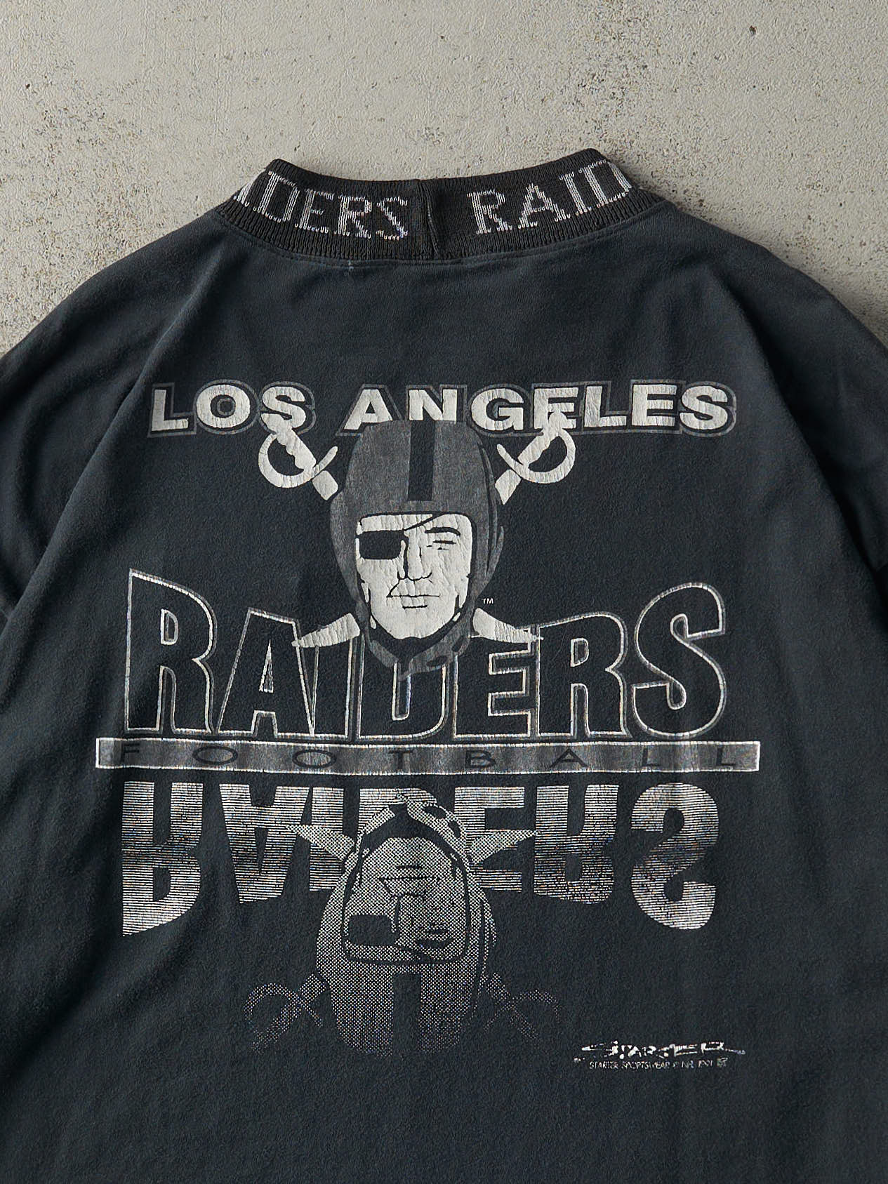 Vintage 90s Black LA Raiders Long Sleeve (L)