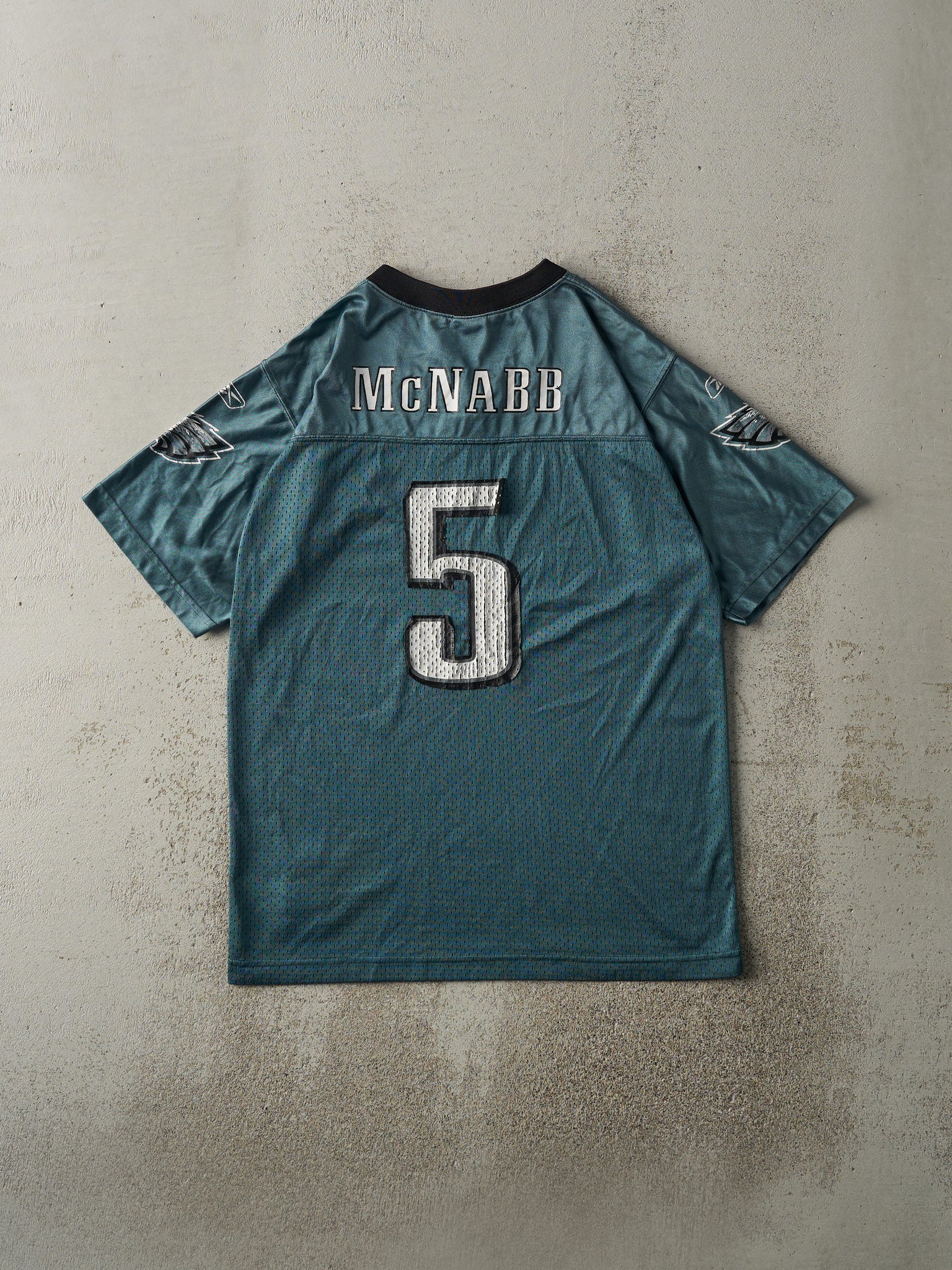 Vintage Y2K Teal Philadelphia Eagles #5 Donovan McNabb Football Jersey (S)