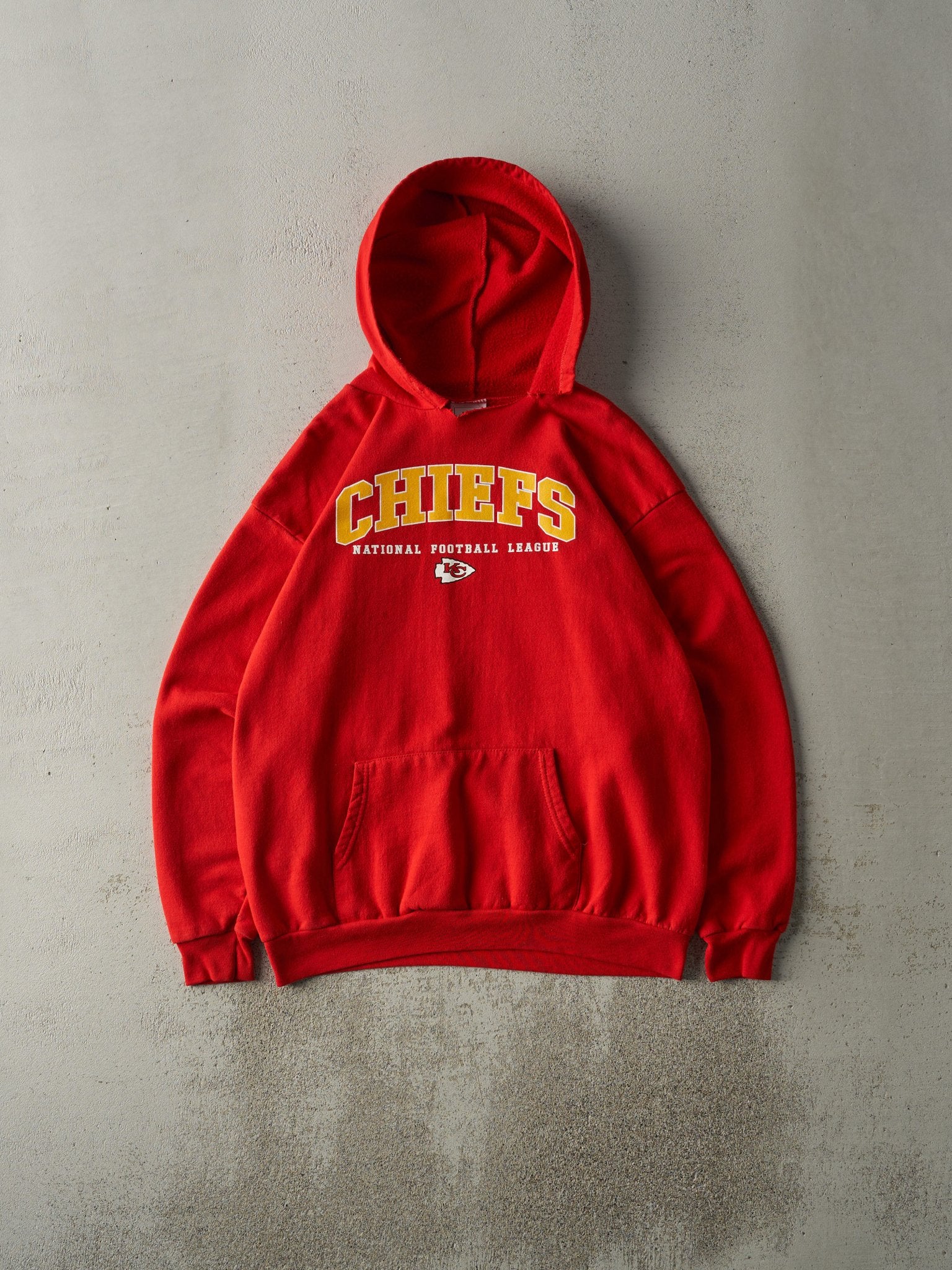 Vintage 90s Red Kansas City Chiefs Hoodie (M)